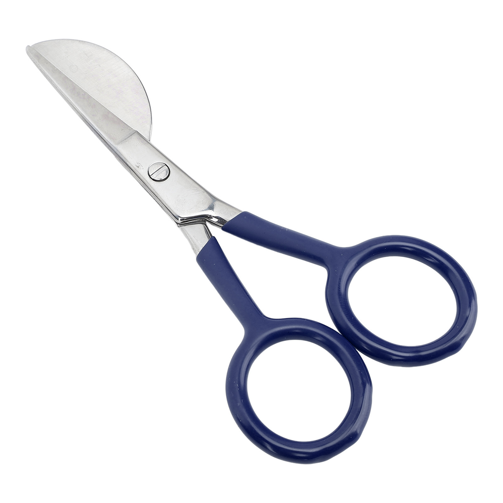 Teppichschere, Rostfrei, Edelstahl, Entenschnabelschere, Ergonomische Teppichschneideschere, Mehrzweck-applikationsschere, Blau