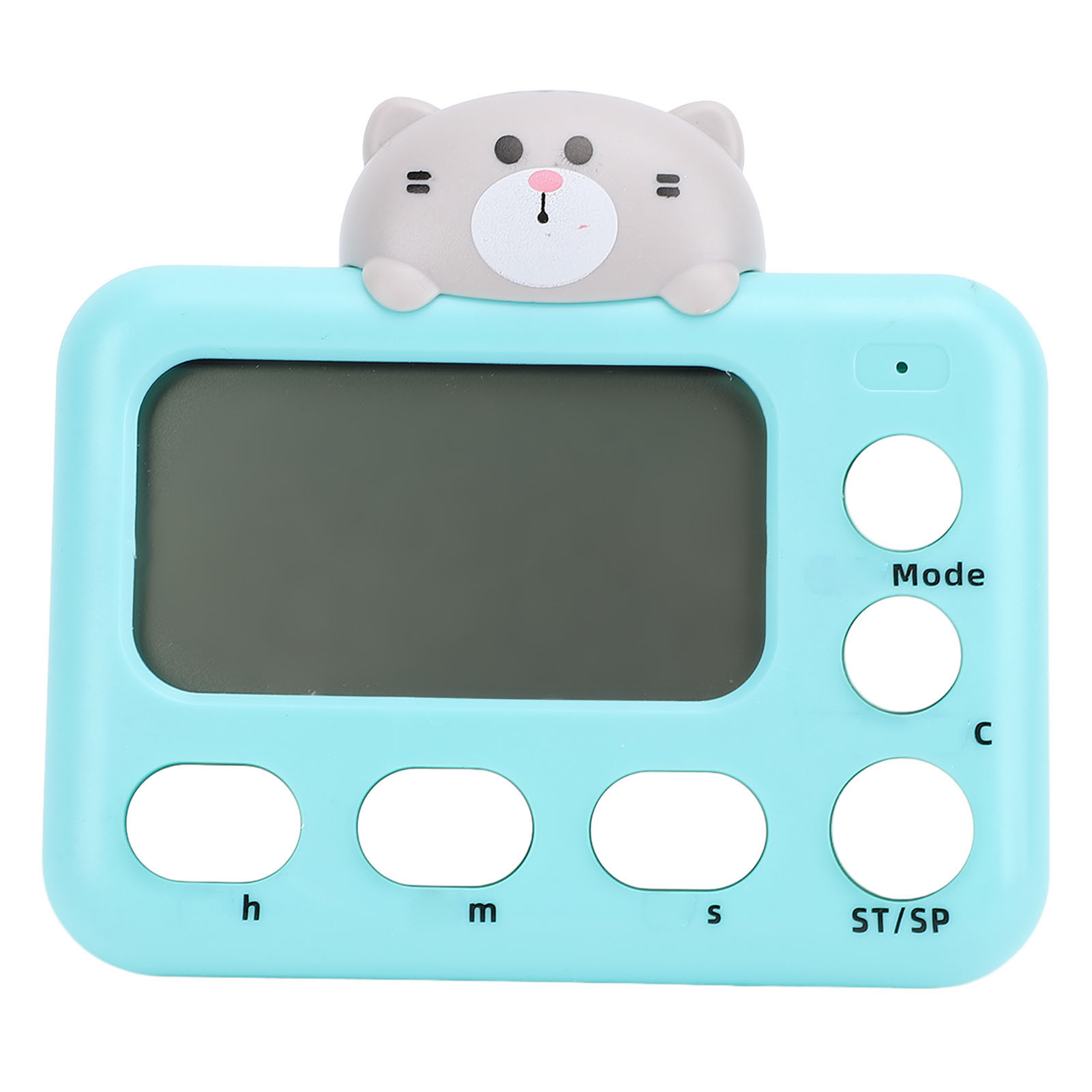 Digitaler Küchentimer Aus Kunststoff, Niedliches Cartoon-design, Elektrischer Kochtimer Für Lernzwecke, Katze