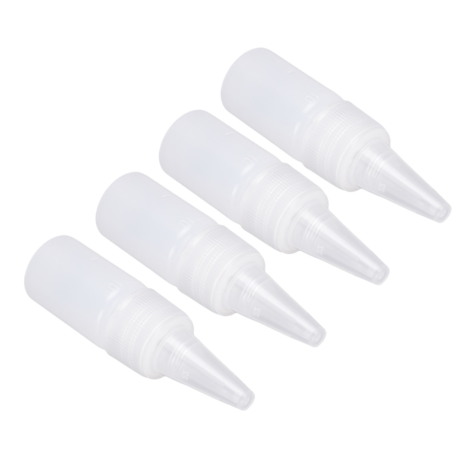 100cps-quetschflaschen, 10 Ml Fassungsvermögen, Halbtransparente, Multifunktionale, Leere Kunststoff-spritzflasche Für Farbe