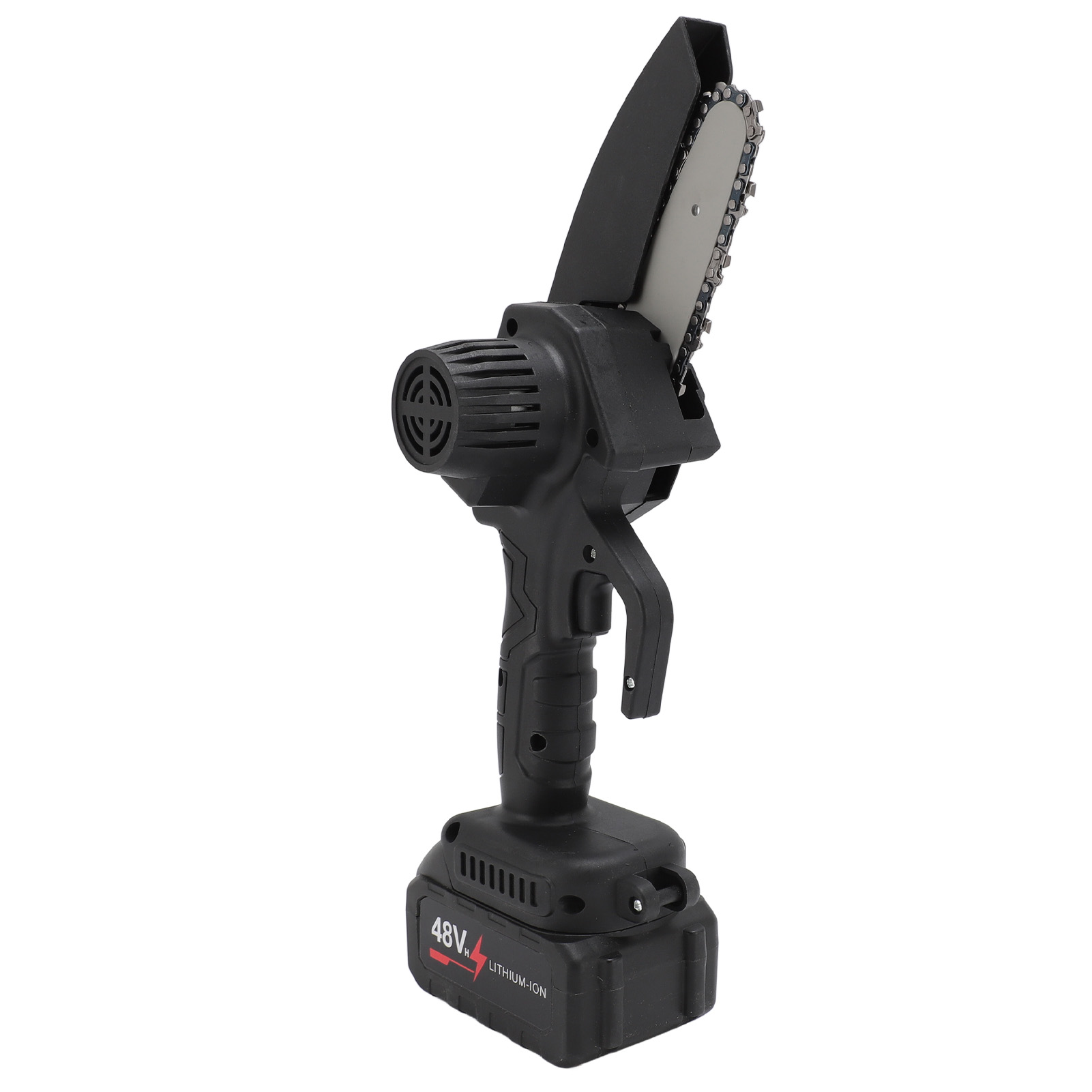4-zoll-mini-elektrokettensäge, Professionell, Effizient, Sicher, Kabellos, Kleine Kettensäge Für Baumschnitt, Astschneiden, Holzsägen, 100–240 V, Eu-stecker
