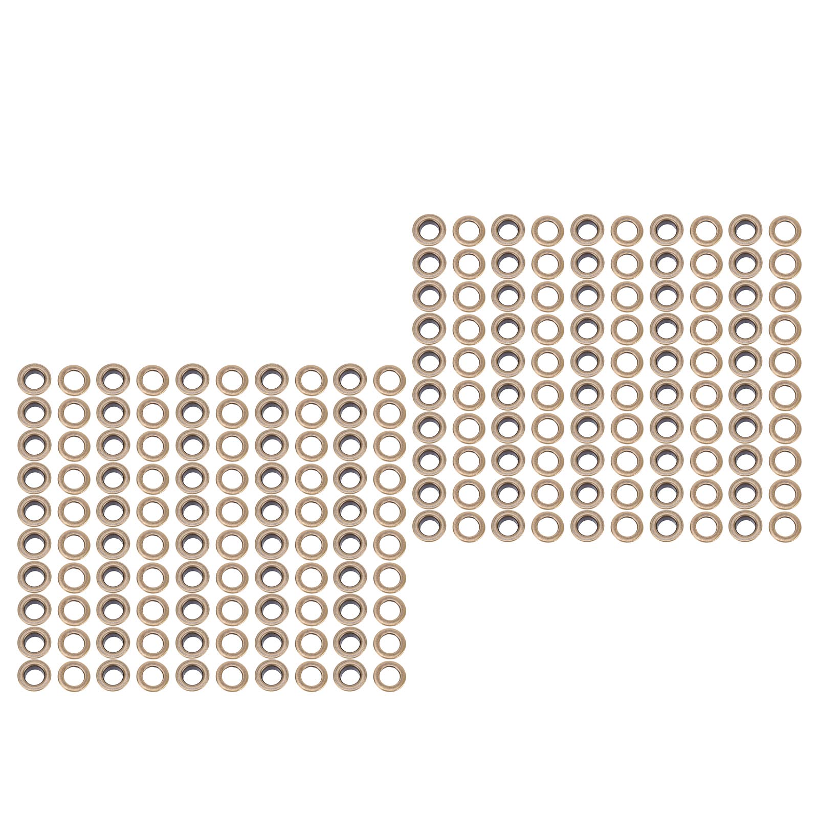 100er-set Messingösen, 18 Mm Innendurchmesser, Metallösen Für Planen, Stoffe Und Leder, Antikbronze