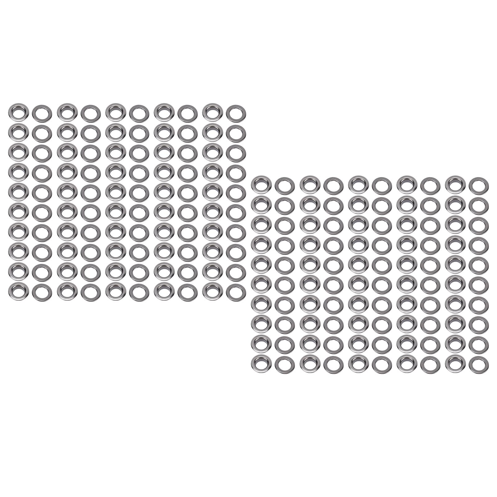 100er-set Messingösen, 18 Mm Innendurchmesser, Metallösen-set Für Planen, Stoffe Und Leder, Gunmetalfarben