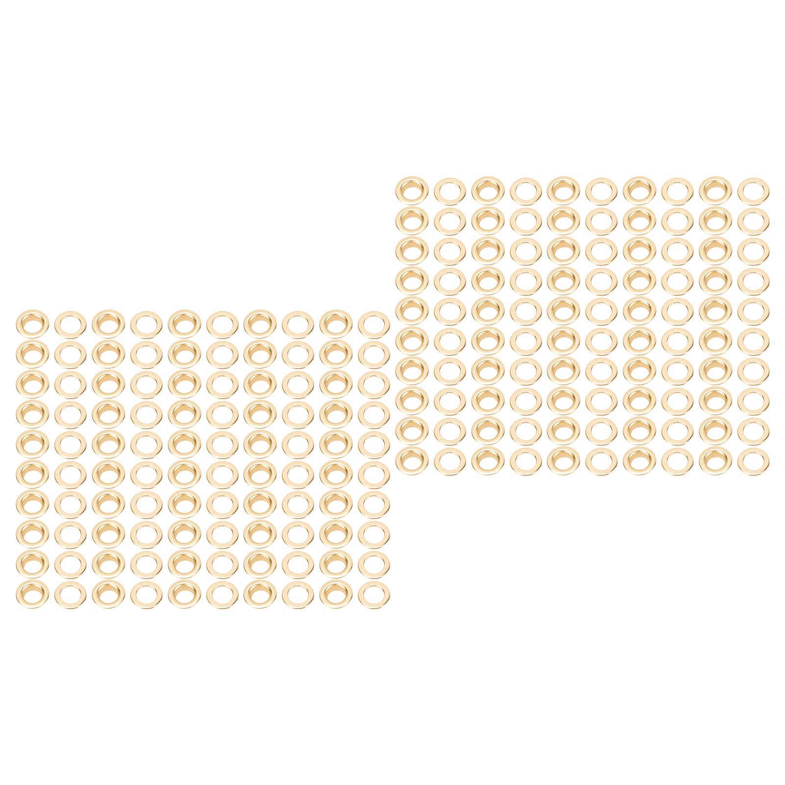100er-set Messingösen, 18 Mm Innendurchmesser, Metallösen Für Planen, Stoffe Und Leder, Goldfarben