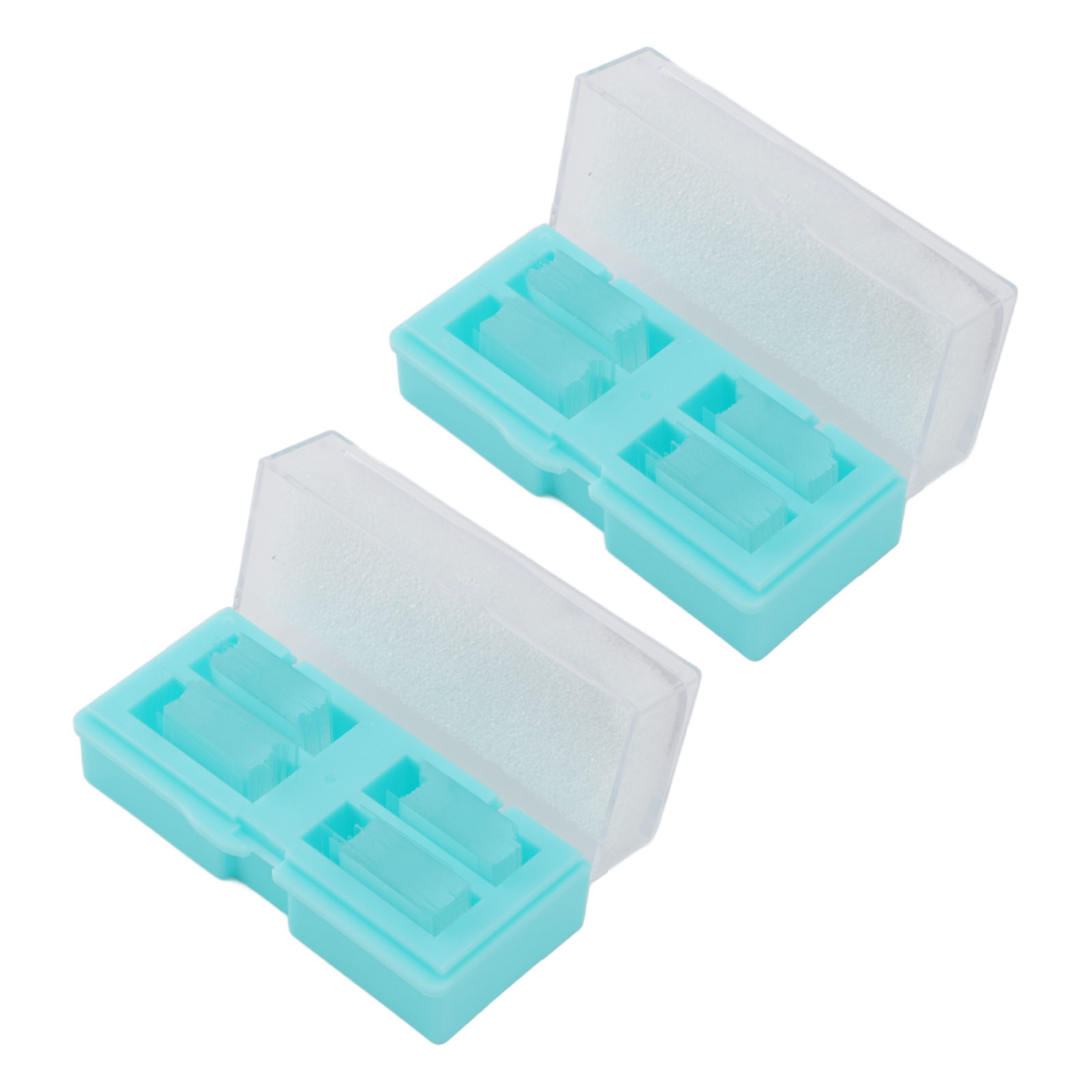 400 Stück Mikroskop-deckgläser, Abgerundete Ecken, Quadratisch, Leer, 24 X 24 Mm