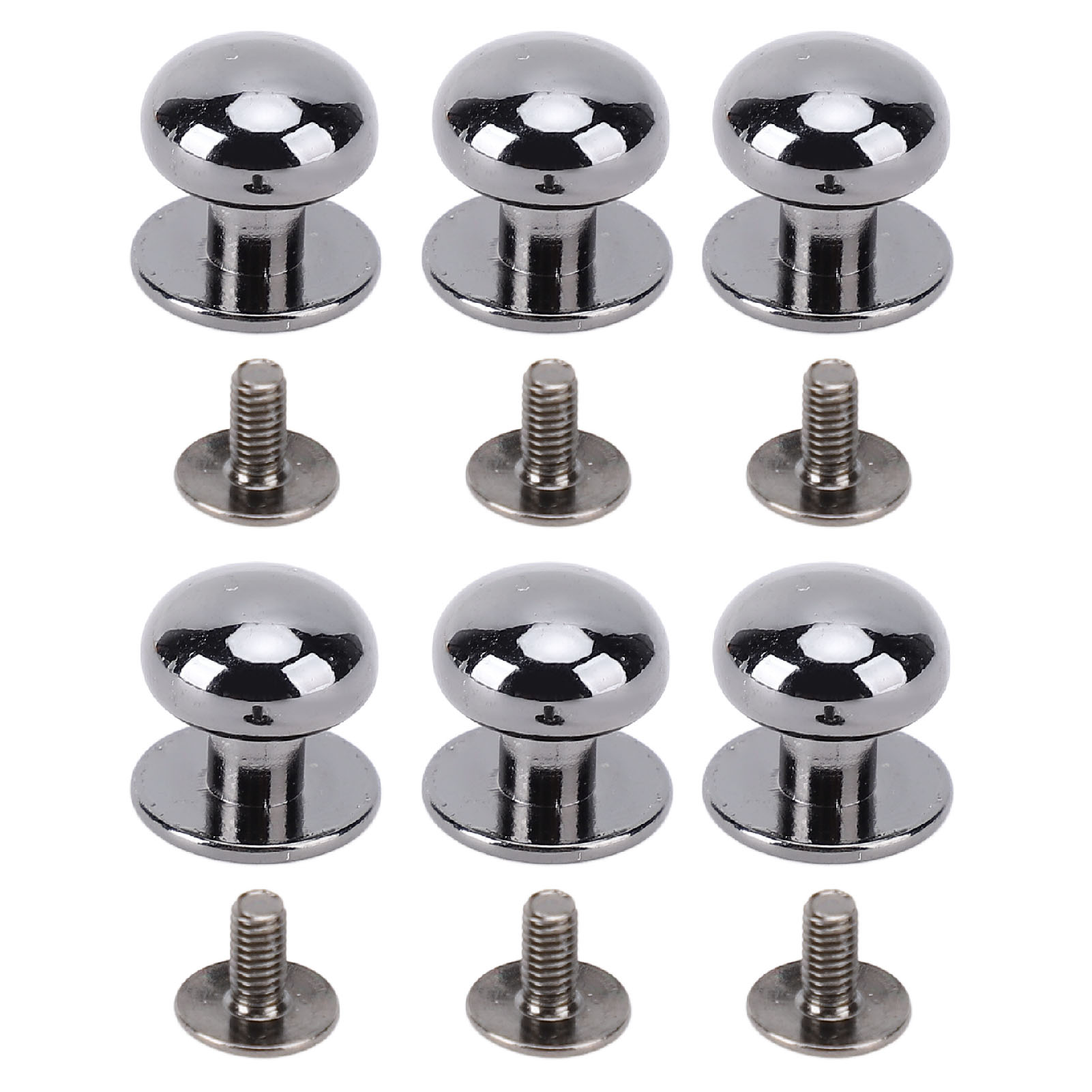 20 Sätze Kugelkopfnieten 12 Mm, Hohe Härte, Schraubverschluss, Rundkopfnieten Für Handarbeiten, Gunmetal