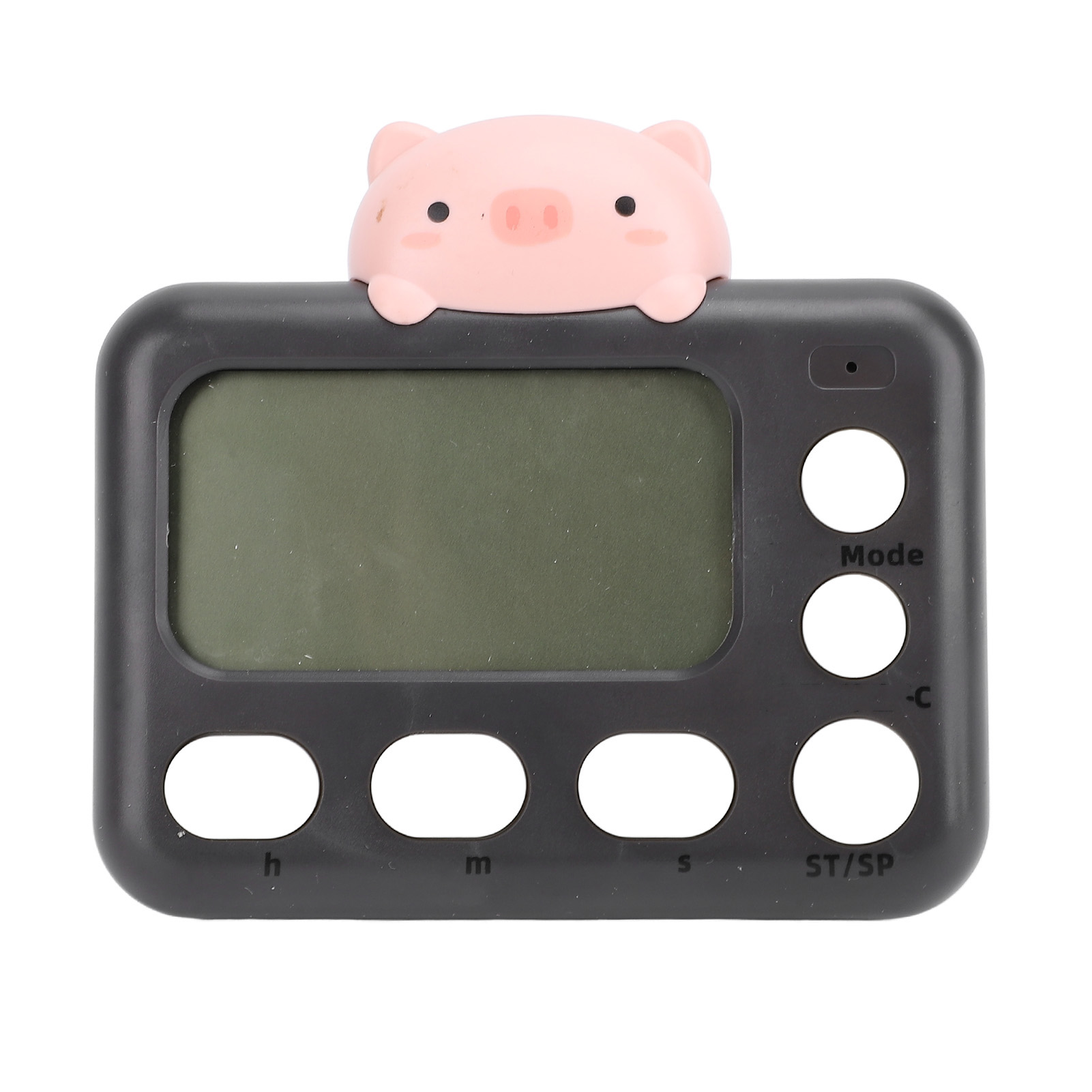Digitaler Küchentimer Mit Magnetverschluss, Vorwärts- Und Rückwärtszähler, Lcd-display, Niedliches Cartoon-motiv, Tragbar, Für Den Schreibtisch, Zum Kochen Und Backen (schweinchen-typ)