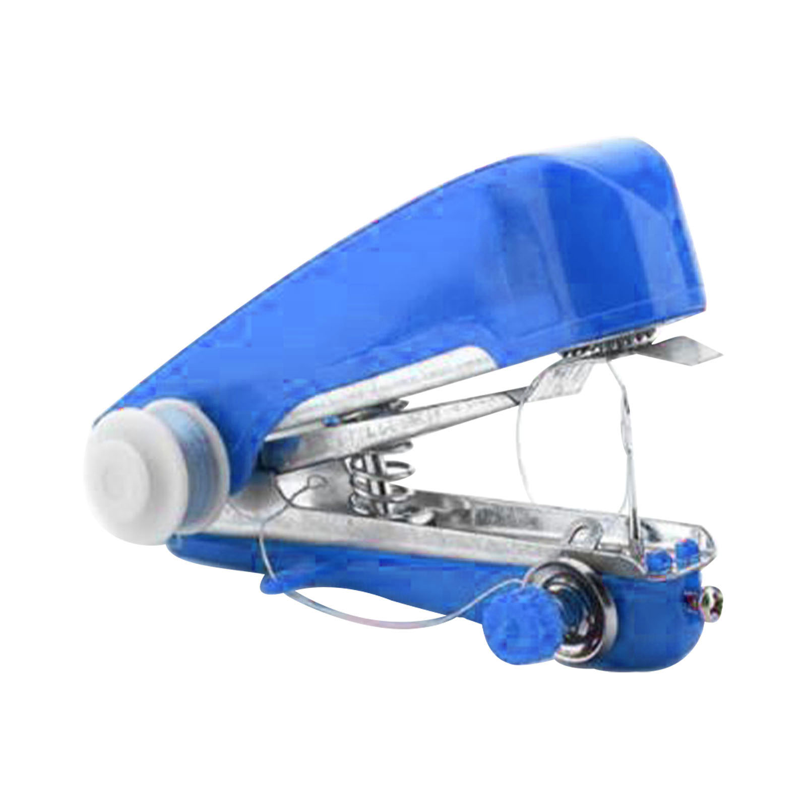 Tragbare Mini-handnähmaschine, Handnähgerät Für Diy-projekte, Zuhause Und Reisen, Blau