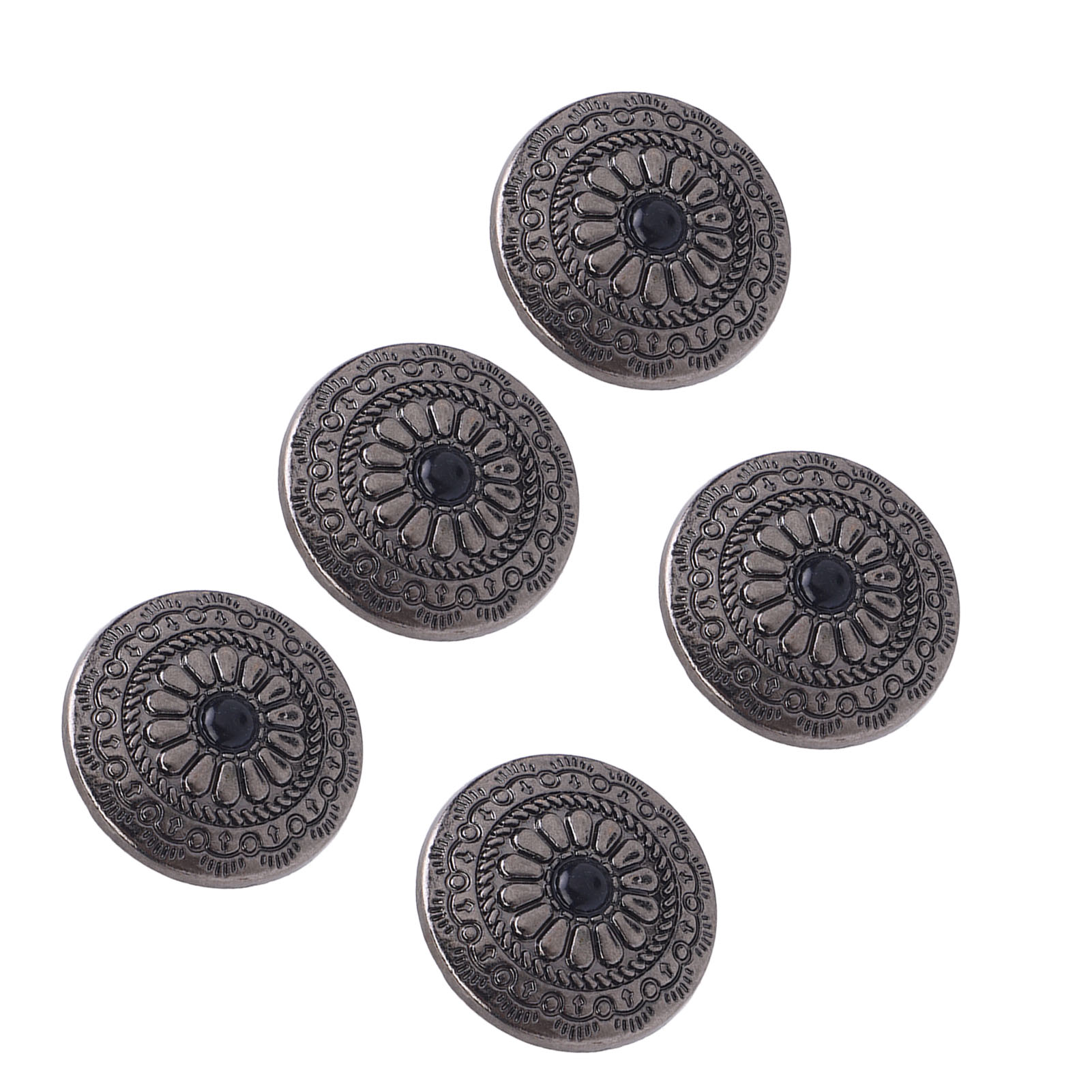 5er-set Ziernieten, 30 Mm, Legierung, 4,5 Mm, Gekreuzte Schraubnieten, Ledernieten-set Für Ledertaschen Und Hosen