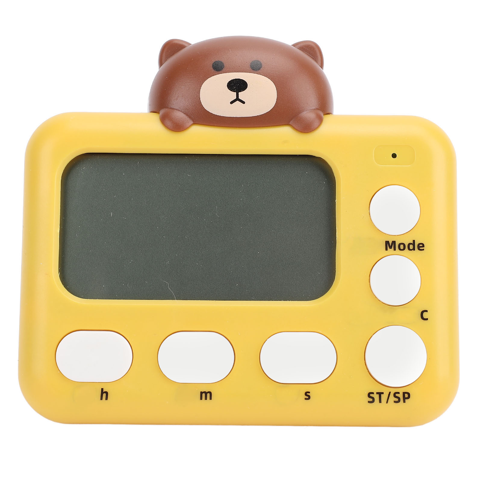 Digitaler Küchentimer Mit Lcd-anzeige, Multifunktional, Tragbar, Cartoon-kochtimer Zum Lernen, Bärenmotiv
