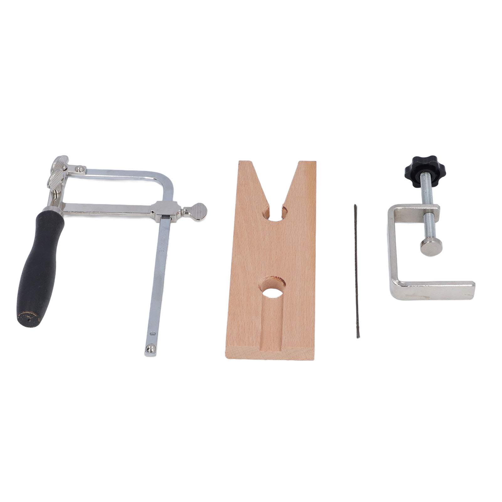 3-in-1-schmucksägen-set Mit V-nut-klemme, Verstellbarem Sägerahmen Und 12 Sägeblättern Zum Schneiden Von Metall, Holz Und Wachs