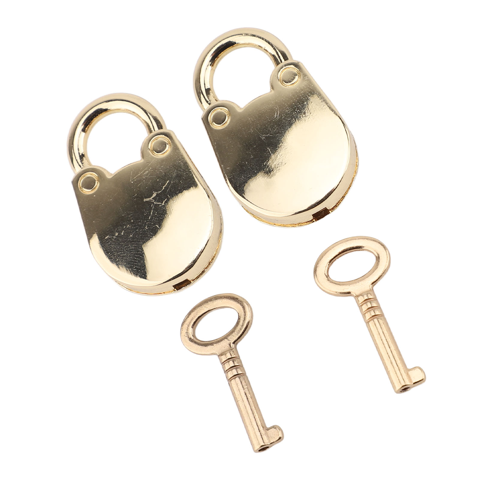 Mini-vorhängeschlösser Mit Schlüsseln, Zinklegierung, Niedliche Bärenform, Zum Aufhängen, Für Schmuckkästchen, Schränke, Handtaschen, Hellgolden
