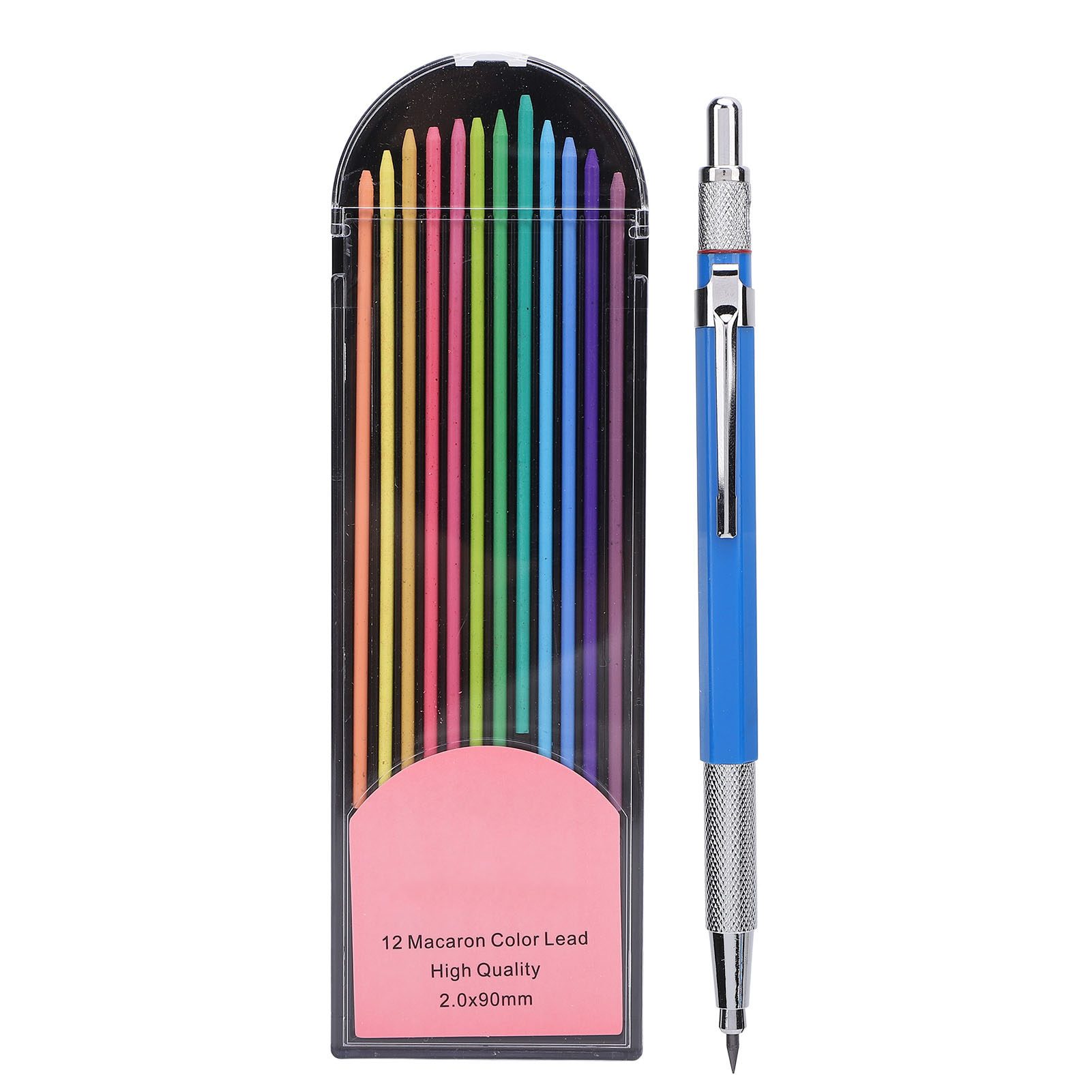 Konstruktionsbleistift-set Mit 12 Graphitminen Und Aufbewahrungstasche Für Bastelarbeiten