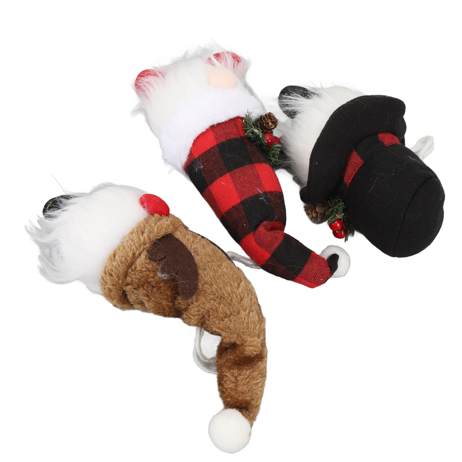 3er-set Weihnachtswichtel-lichterketten Aus Plüsch, Langlebiges, Weiches Licht, Ideal Als Geschenk Für Feste, Partys Und Weihnachtsdekoration
