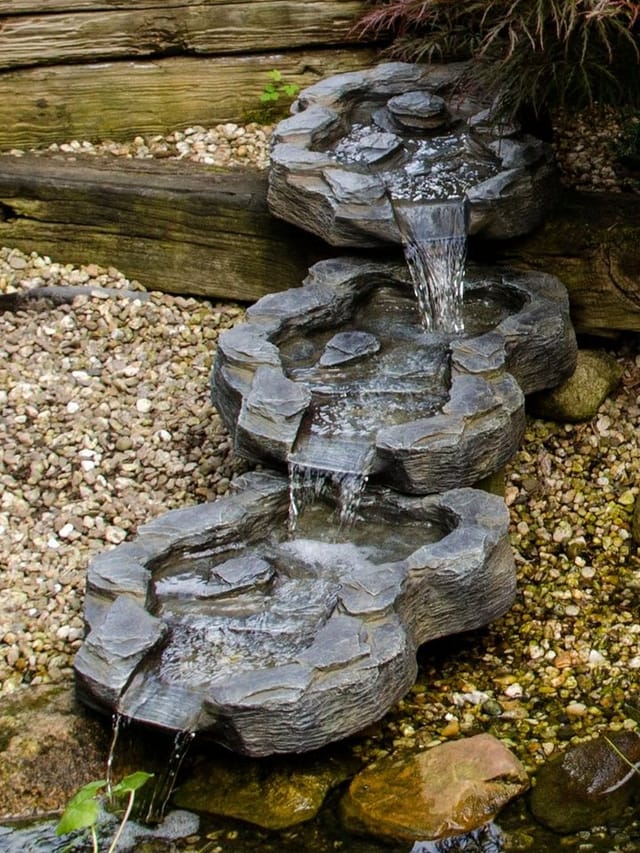 Köhko 3-teiliger Bachlauf Mulde-Mündung Wasserfall Verlängerung 140016