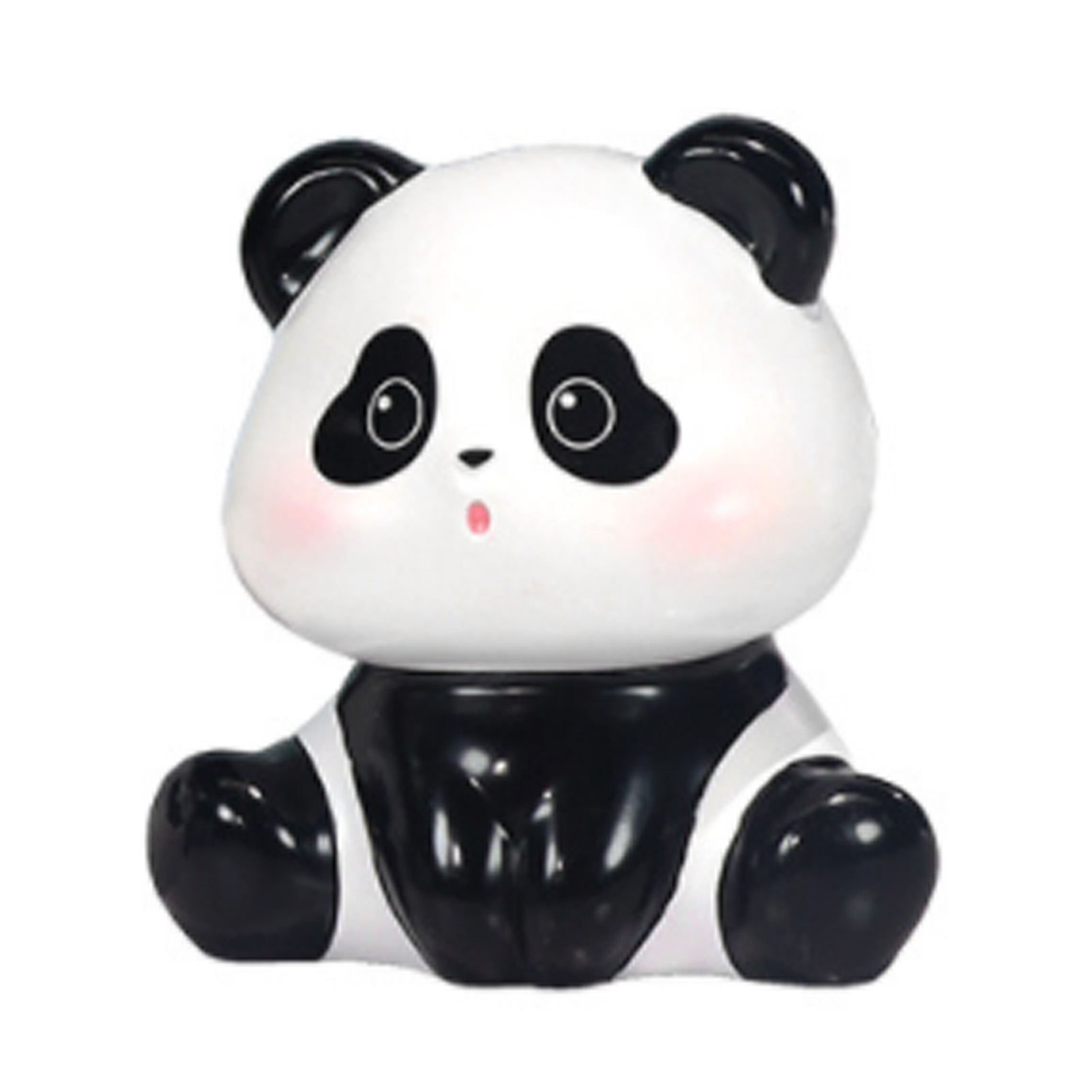 Panda-auto-anhänger, Niedliche Innendekoration, Mini-panda-figur Aus Kunstharz Für Den Schreibtisch, Ideal Für Auto Und Auto, Zum Träumen (version D)