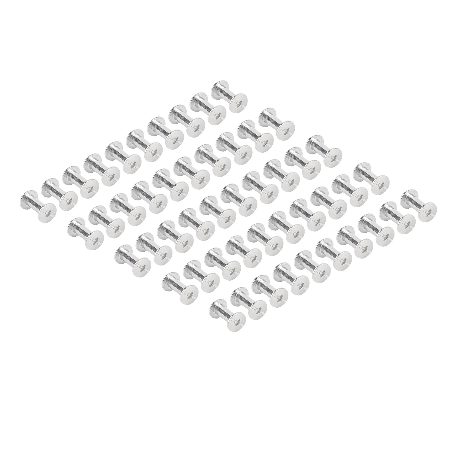50er-set Nieten Und Schrauben M4 5x12x9,5 Mm Edelstahl Flachrundkopf-nietenbefestigungsset Für Lederhandwerk Und Bekleidung