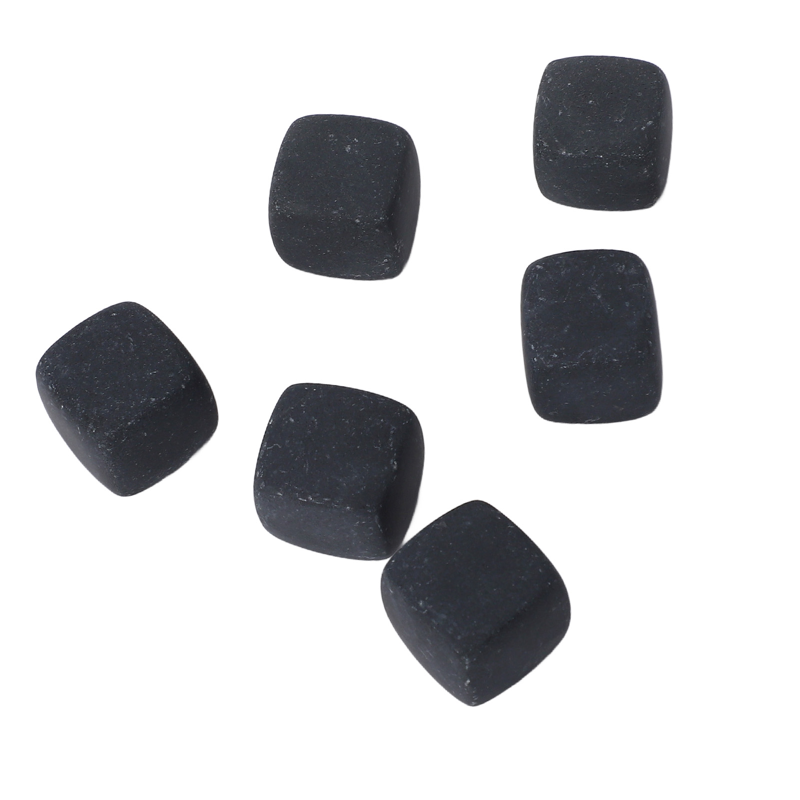 6er-set Whisky-steine Aus Basalt Für Intensives Whisky-aroma, Ideal Für Gin, Wein, Wodka Und Wasser – Das Perfekte Geschenk
