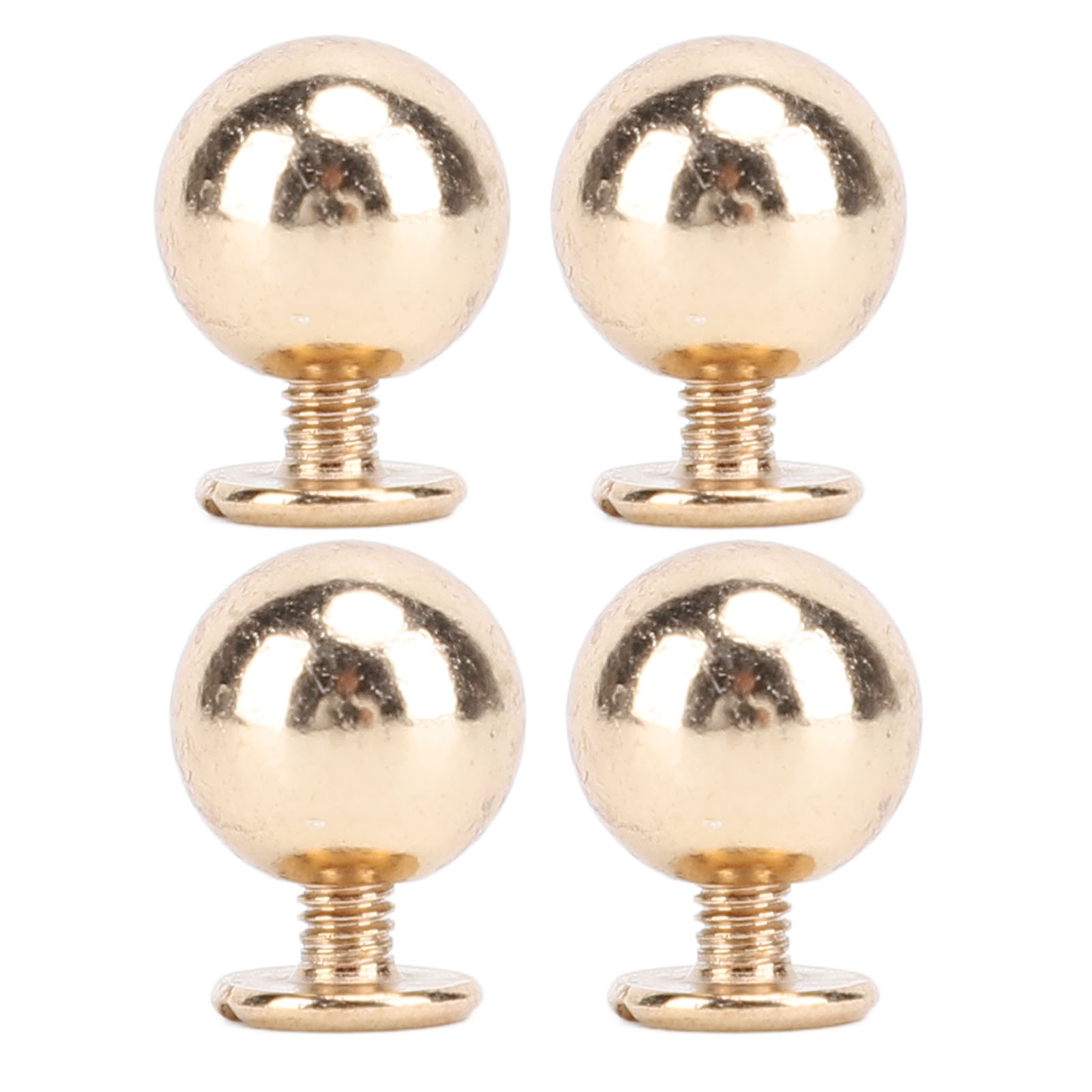 50er-set Rundnieten, Massives Eisen, Multifunktionale 8-mm-kugelnieten-sets Für Bekleidung Und Handarbeit, Gold