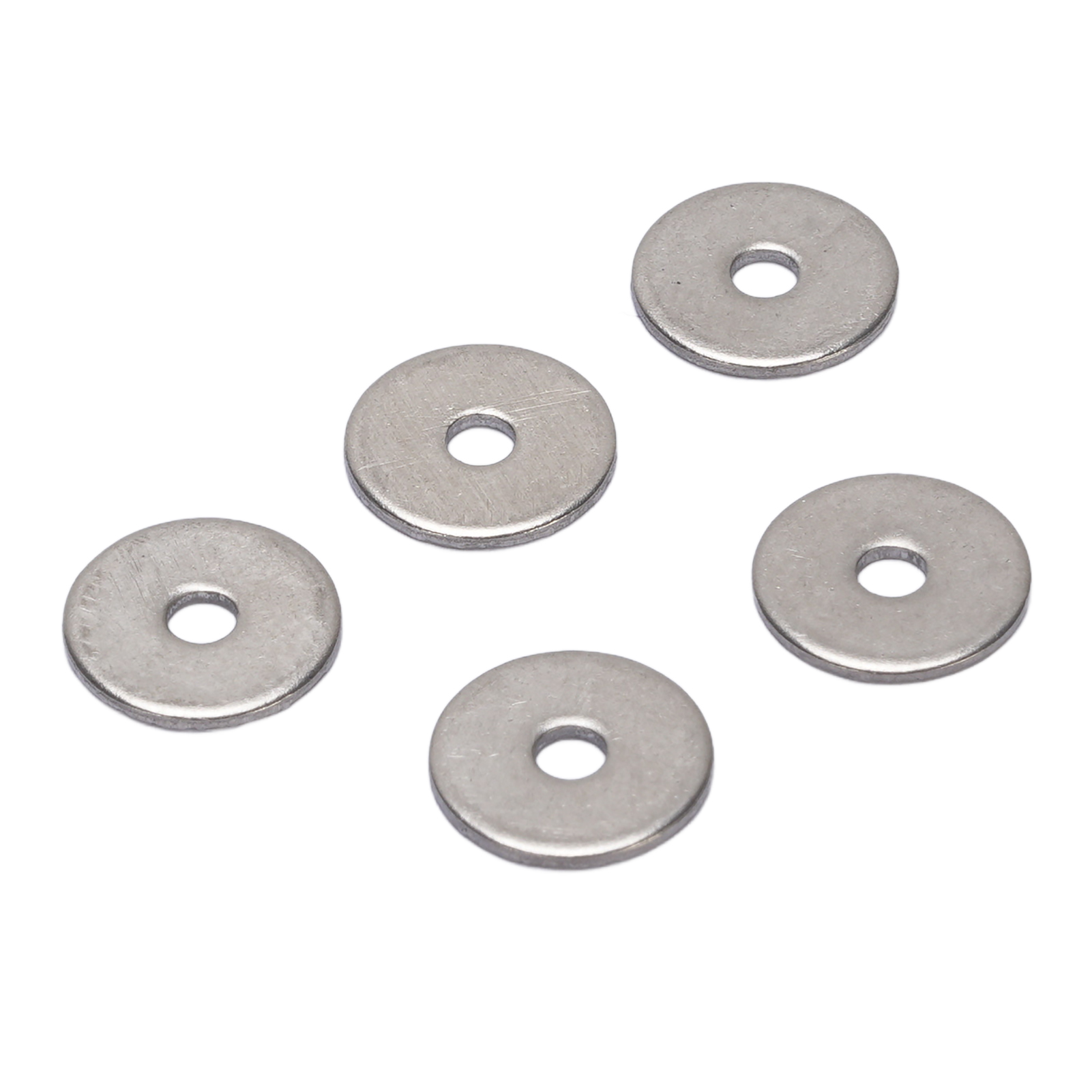 500 Stück Flache, Runde Unterlegscheiben Für M2-schrauben, Edelstahl, 2,5 X 10 X 0,5 Mm