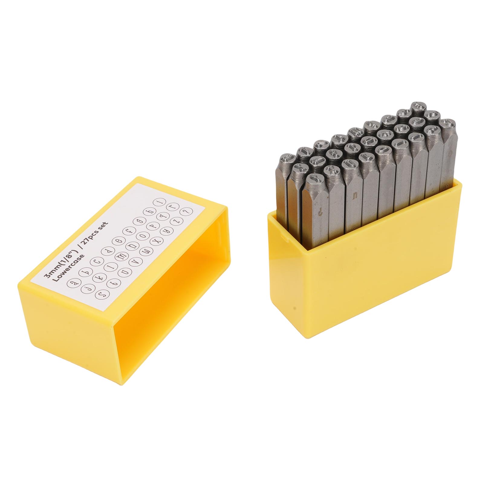 Metallstempel-set Aus 40cr-kohlenstoffstahl, Multifunktionales, Tragbares Stahlstempel-set Für Metallbearbeitung, Schmuckherstellung, Holzbearbeitung, Kleinbuchstaben