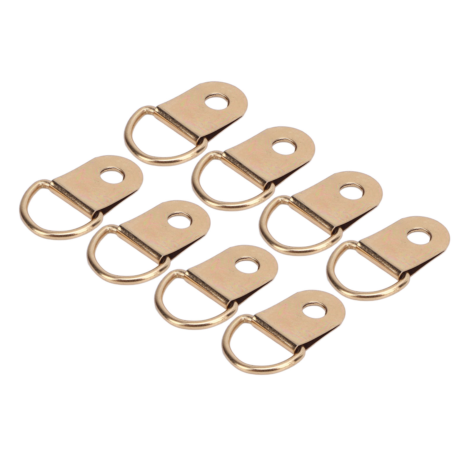 50er-set Schuh- Und Stiefelschnürhaken Mit 8-mm-eisennieten, Schlaufen, D-ring-schnalle, Metallreparaturzubehör, Gold