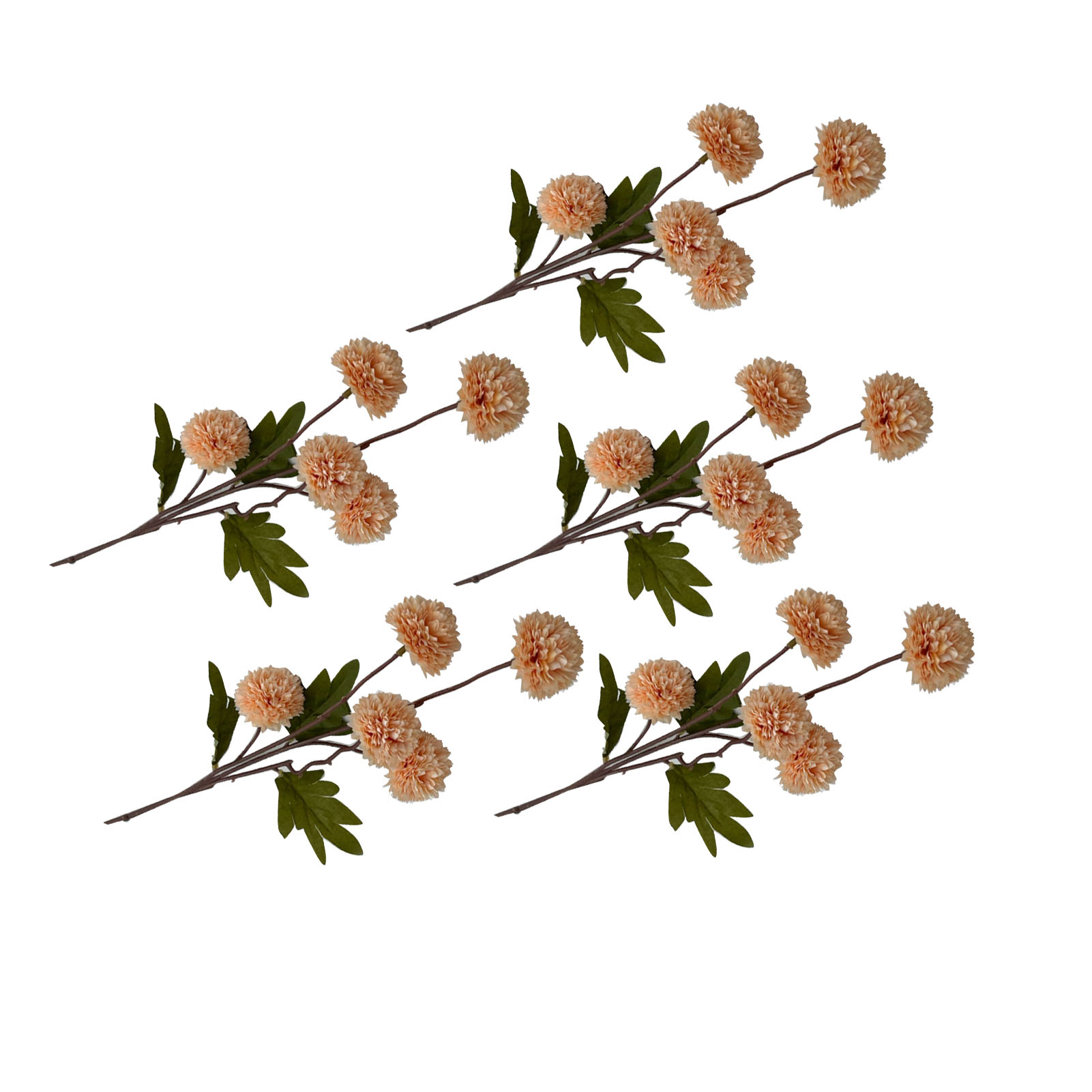 Künstliche Blumen Im Retro-stil, Realistisch, Bruchfest, Mit Stielen, Dunkelchampagnerfarben, Dekoration Für Zuhause