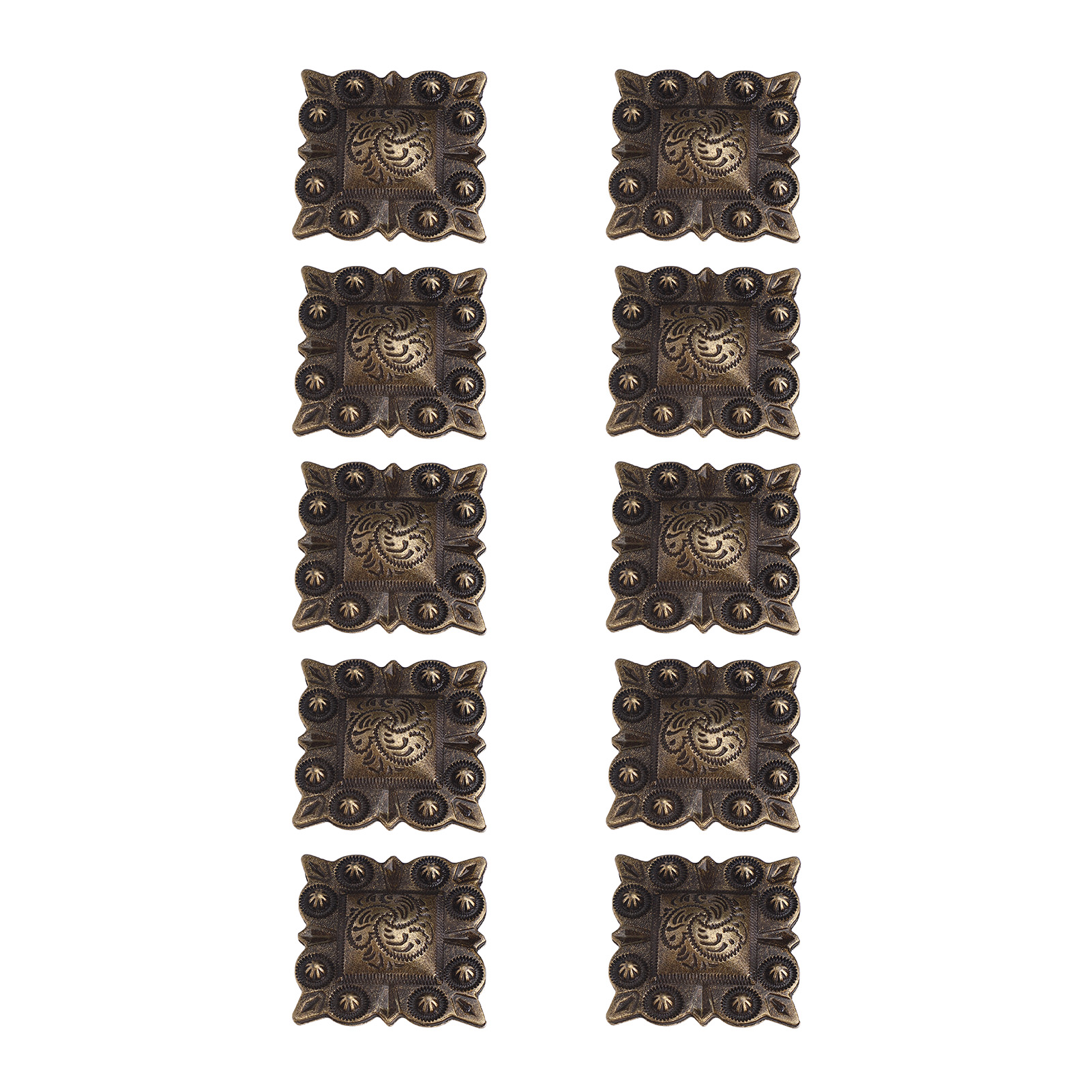 10 Sets Ledernieten, 31 Mm Vierkantkappe, 7 Mm Ph-schraube, Multifunktionale Dekorative Ledernieten Für Handarbeiten