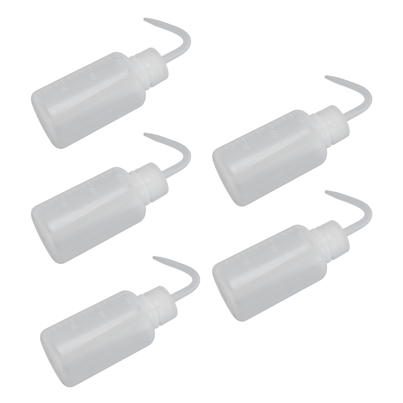 5er-pack Sicherheits-waschflaschen, Kunststoff-quetschflaschen, Mehrzweck-leerflaschen Zum Reinigen Und Gießen, 150 Ml
