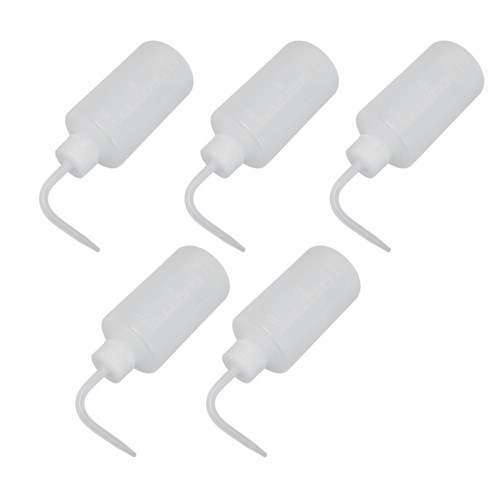 5er-pack Sicherheits-waschflaschen, Kunststoff-quetschflaschen, Mehrzweck-leerflaschen Zum Reinigen Und Gießen, 250 Ml