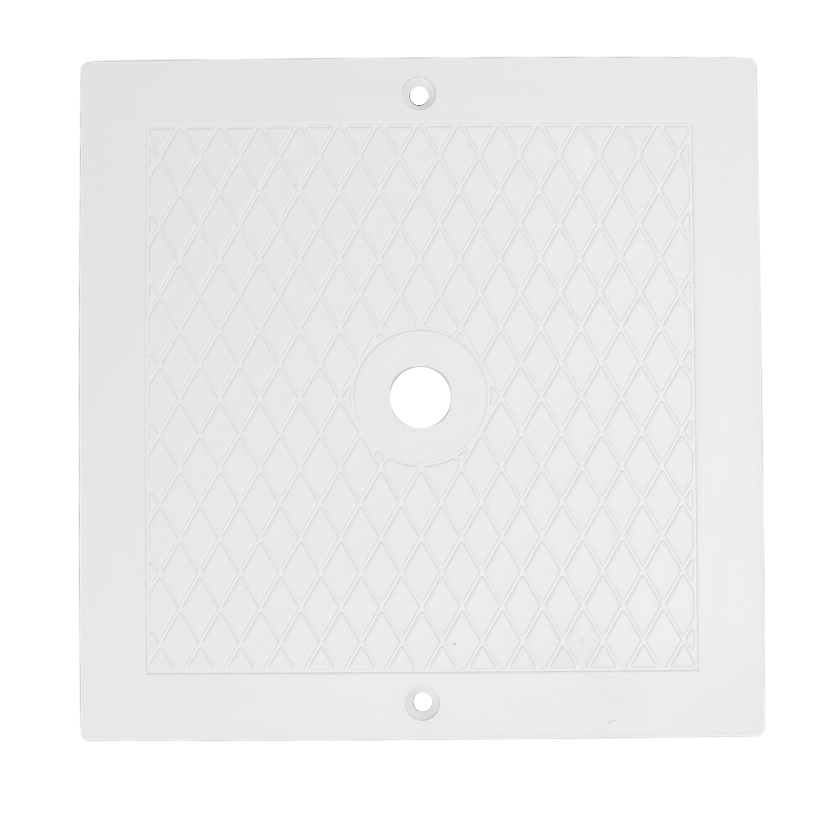 Quadratische Poolskimmerabdeckung, Robuste Kunststoff-poolskimmerabdeckung, Ersatzdeckel, 10 X 10 Zoll
