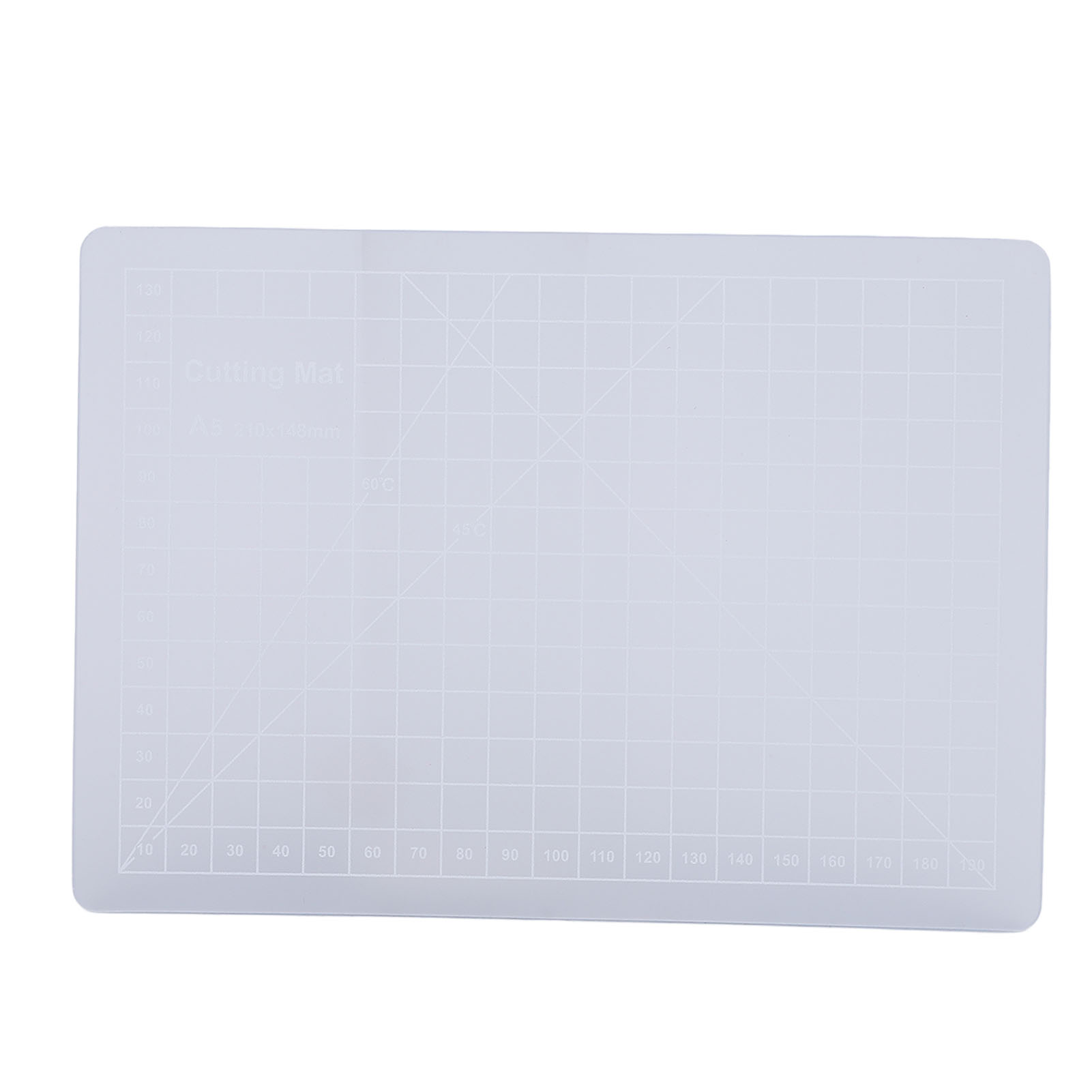 Transparente Schneidematte Aus Pvc-verbundmaterial, Vielseitig Einsetzbar, Rutschfest, Zum Basteln, Schreiben Und Malen, Größe A5