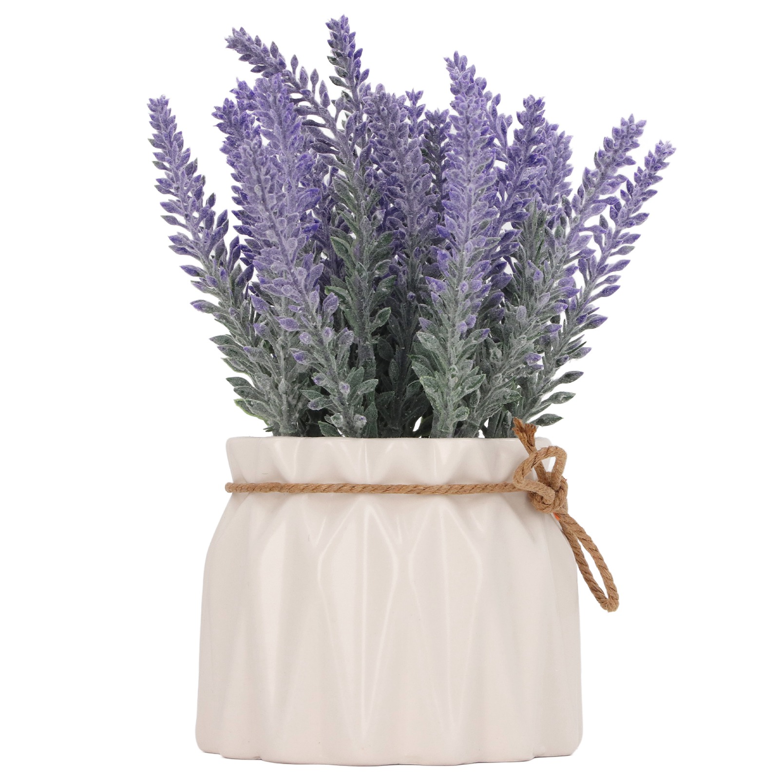 Kleine Künstliche Pflanzentöpfe, Mini-kunstpflanzen Im Topf, Dekoration Für Drinnen Und Draußen, 7146c 02 Plissierte Vase