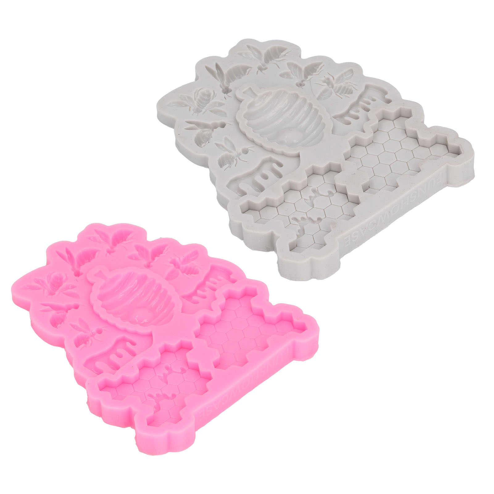 2er-pack Bienenkorb-förmige Silikon-backformen Zum Selbermachen Von Schokoladendesserts, Süßigkeiten Und Kuchen