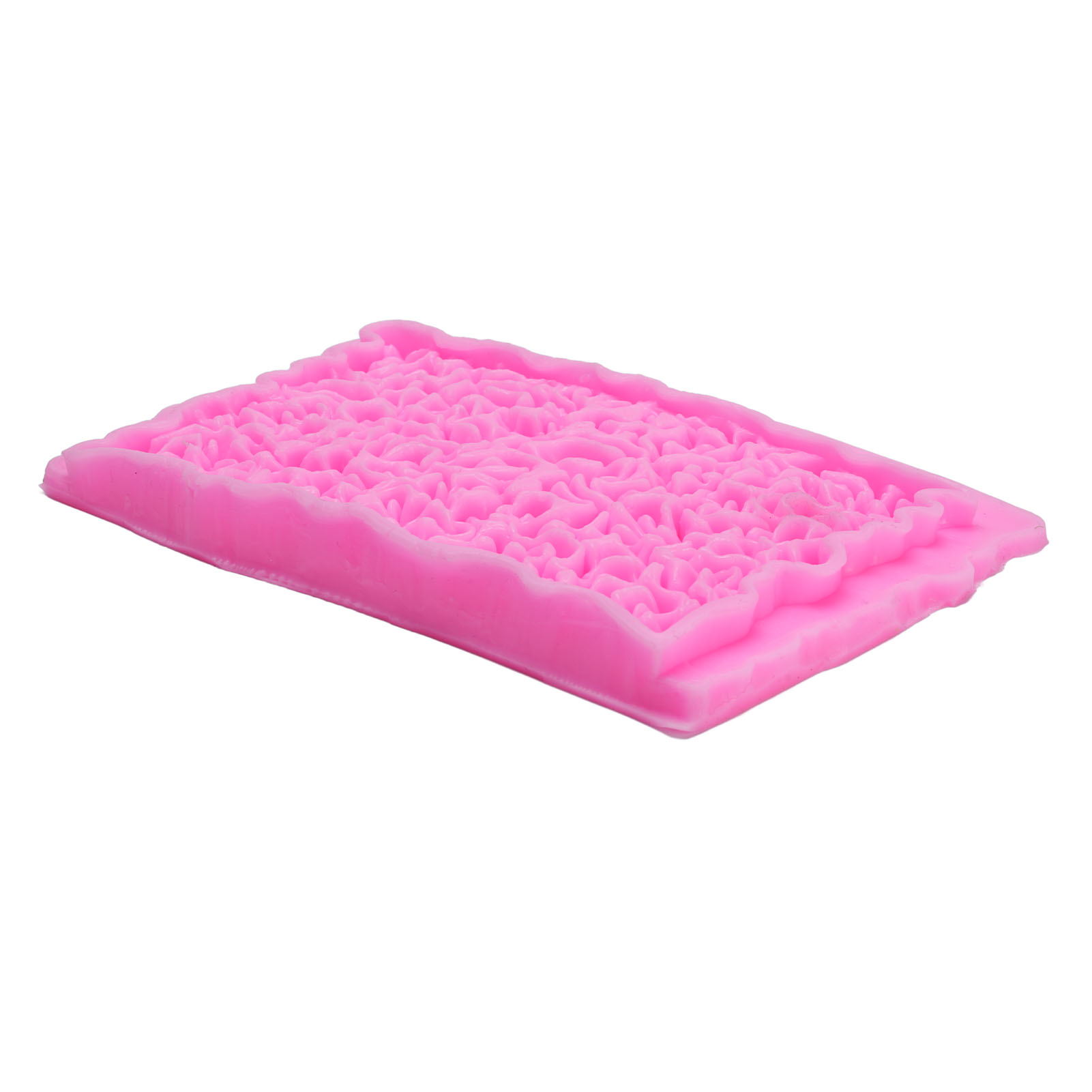 Gerüschte Fondant-form Aus Silikon Zum Backen Und Basteln Von Schokoladenkuchen