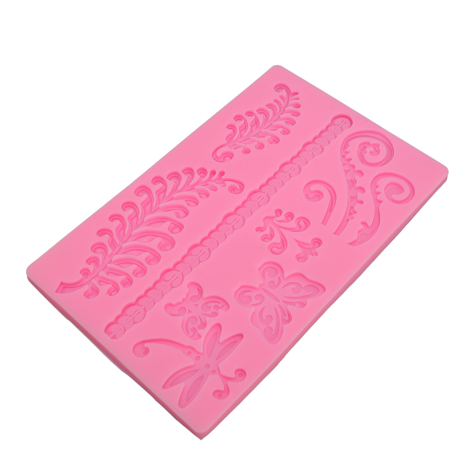Silikon-bastelformer Mit Blatt- Und Tiermotiven – Werkzeug Zum Basteln Mit Ton, Schokolade Und Kuchendekoration