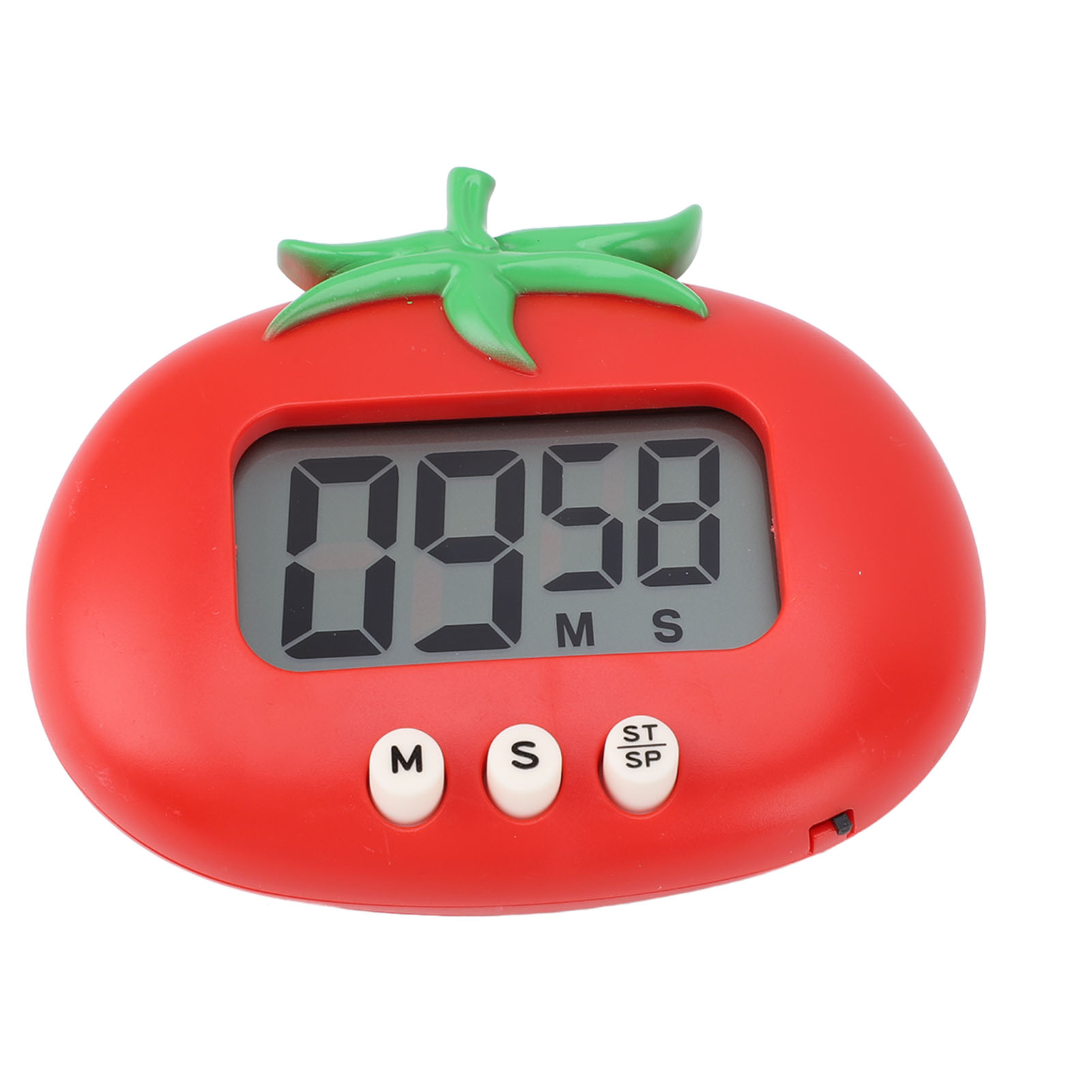 Digitaler Kindertimer Mit Lautem Alarm, Niedlicher Tomatenform, Magnetischem Countdown-timer Zum Lernen Und Kochen In Der Küche