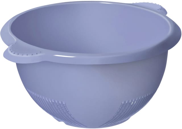 Sieb Rondo, 32,5 x 26,5 x 13 cm horizon blau Abtropfsieb Küchensieb - Rotho