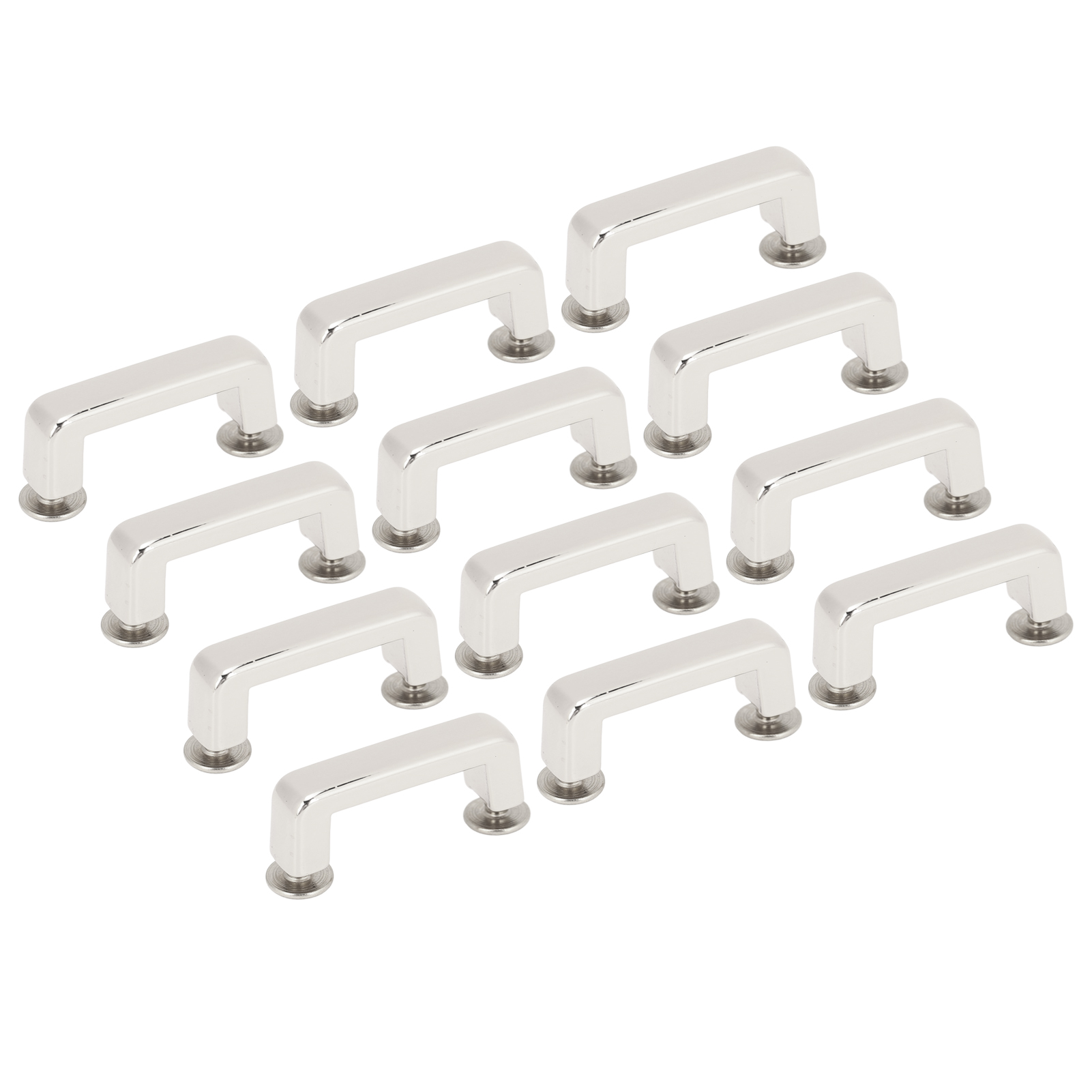 20 Sets Bindenieten 20x7x7mm Flachbogen-brückennieten Und Kreuzschrauben Für Lederarbeiten, Gürtel, Taschen, Geldbörsen, Dekoration, Silber