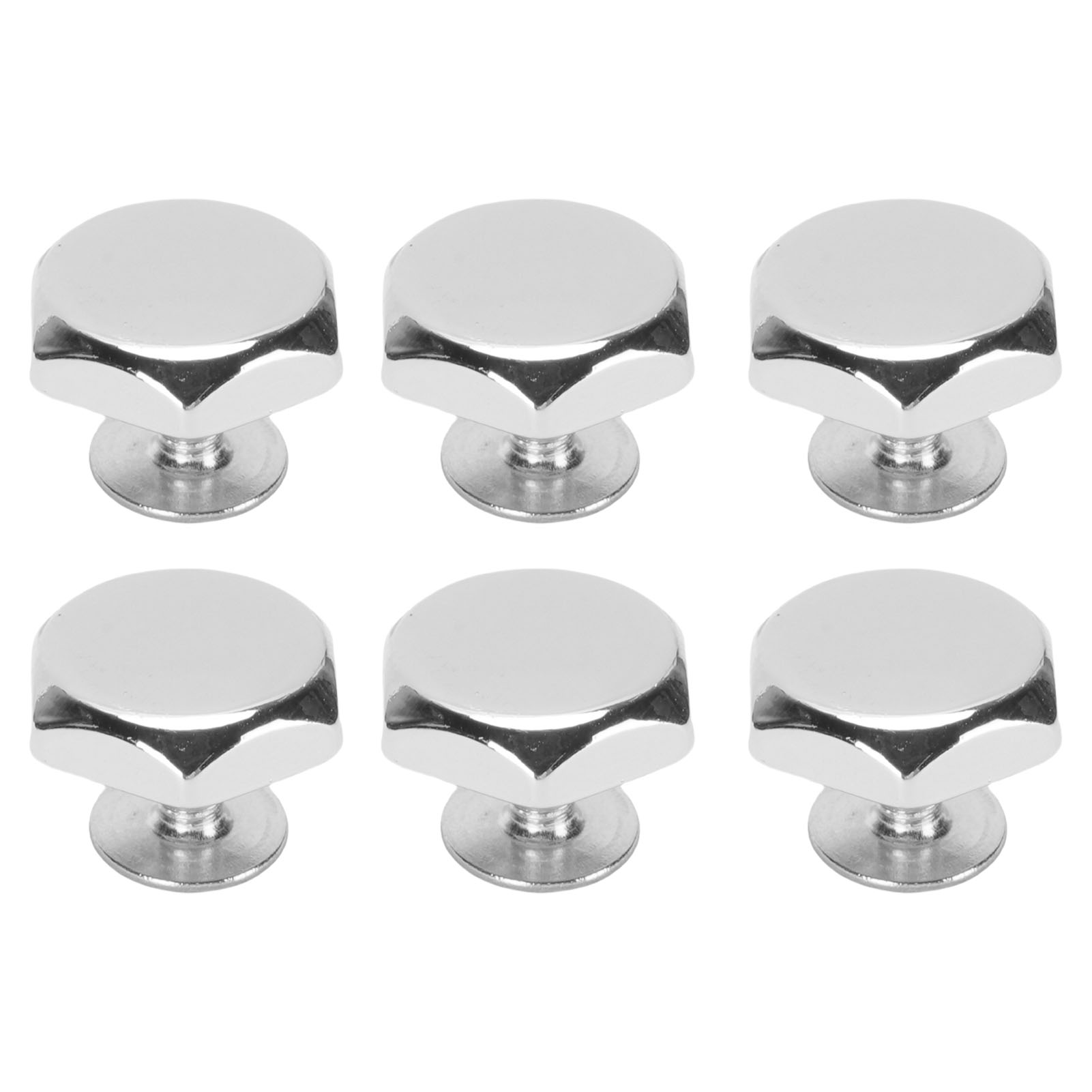 30 Sets Nieten Und Schrauben, 8 Mm Hohlnieten Aus Zinklegierung Mit Sechskantkopf, 6 Mm Gekreuzte Eisenschrauben Für Lederarbeiten Und Taschenverzierungen, Silber