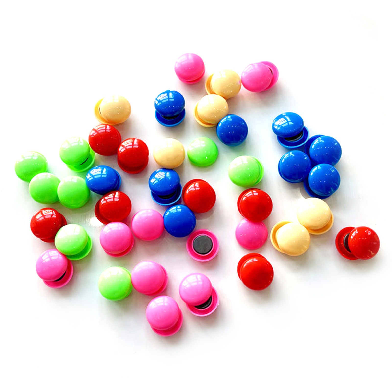 Bunte, Runde Magnete Mit Starker Haftkraft Für Whiteboards, Geeignet Für Kühlschrank Und Tafeln