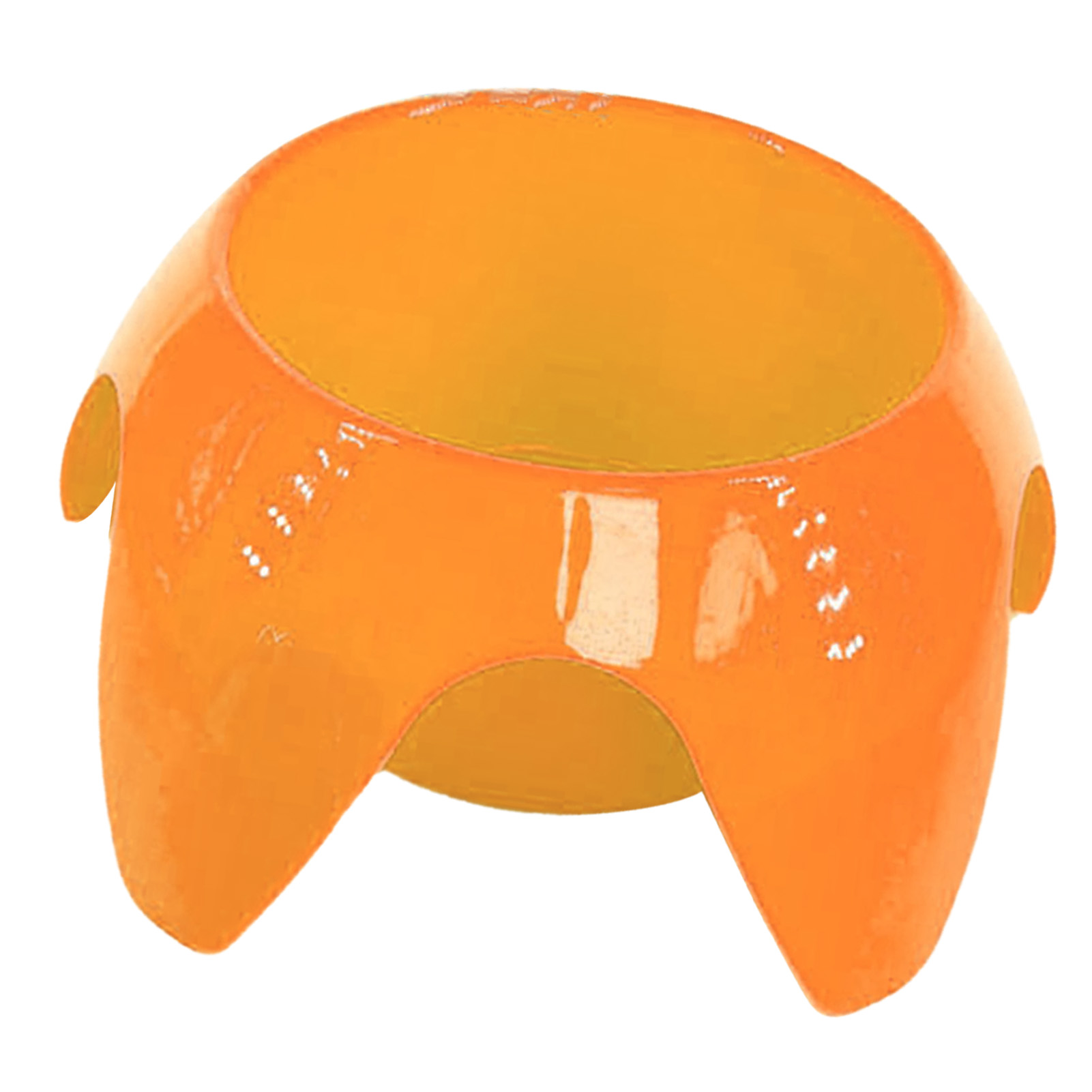 Multifunktionaler Strandbecherhalter Aus Kunststoff, Ideal Für Snacks, Sonnenbrille Und Handy (orange)