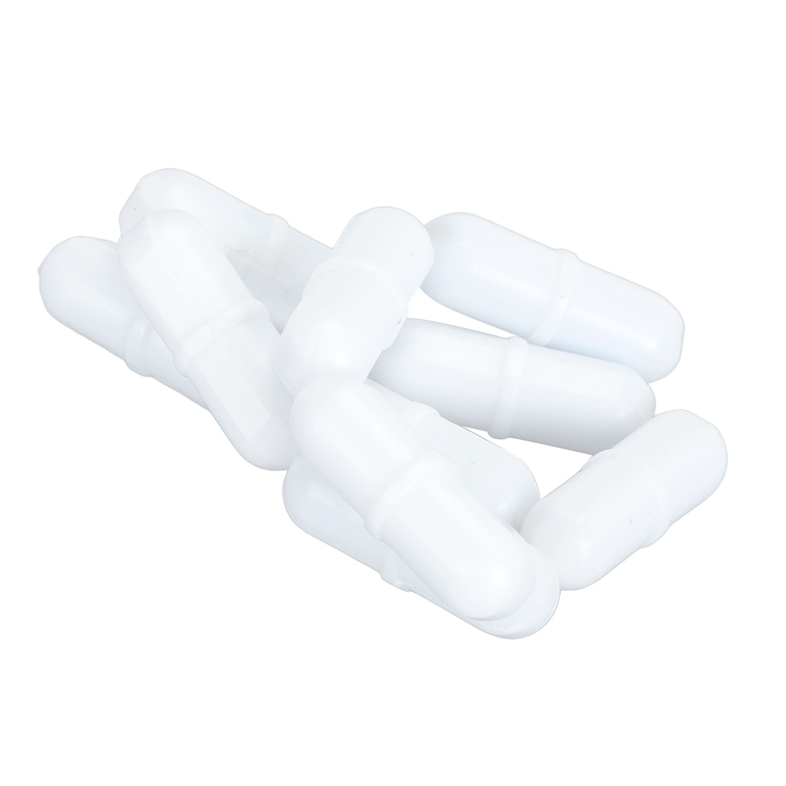 10-teiliges Set Magnetrührstäbe, 9 X 28 Mm, Temperaturbeständig, Ptfe, Weiß, Für Laborzwecke