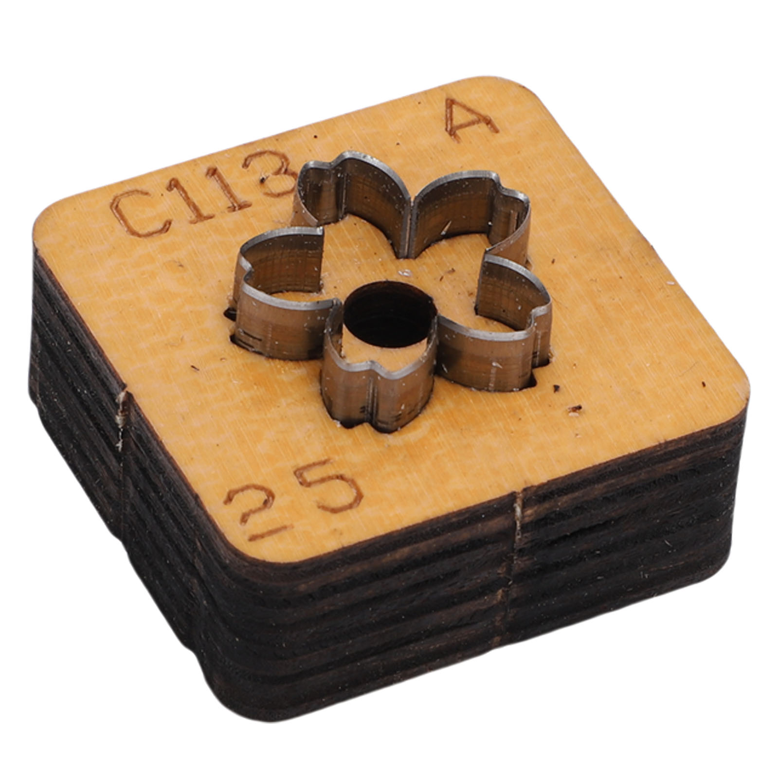 Stanzform Für Leder, Blumenförmig, Metall, Lederhandwerk, Stanzwerkzeug C113 A 25 Mm / 0,98 Zoll