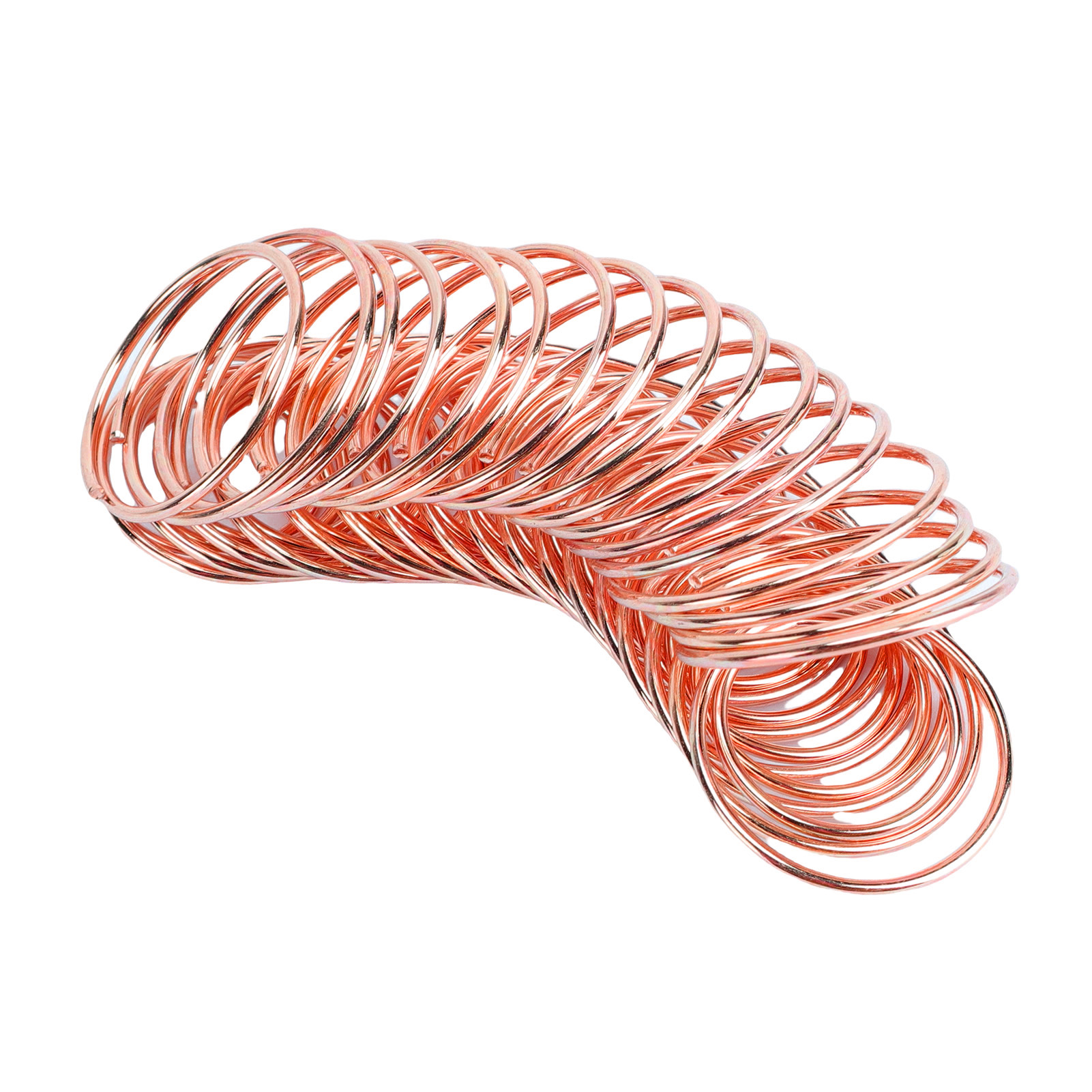 50 Stück Runde Tischkartenhalter, Mini-tischnummern- Und Namensschildständer Aus Metall Mit Fotoklemme Für Hochzeitsfeiern, Roségold