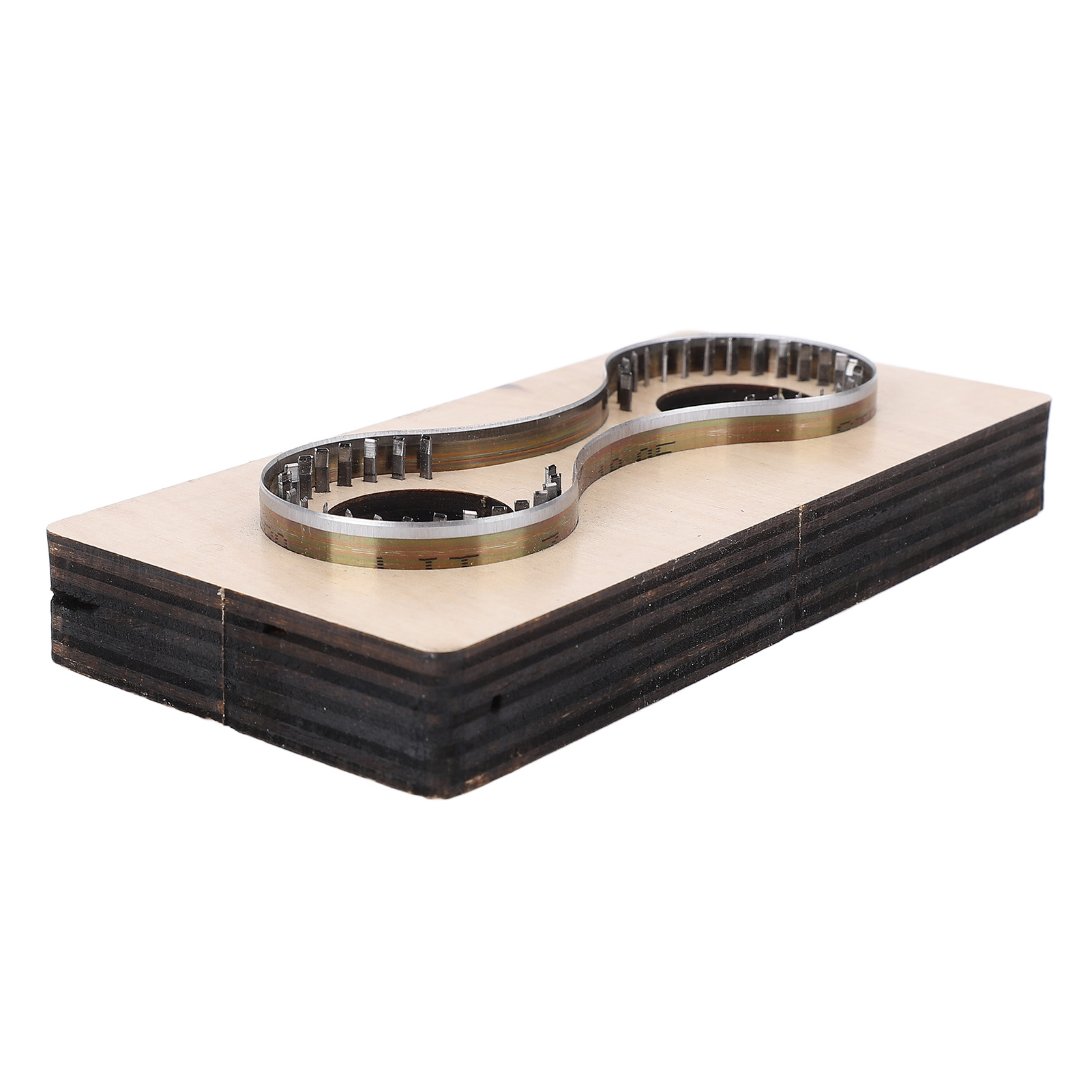 Stanzform Für Leder-schlüsselanhänger, Holz- Und Stahlform, Stempelvorlage Für Handgefertigte Lederaccessoires