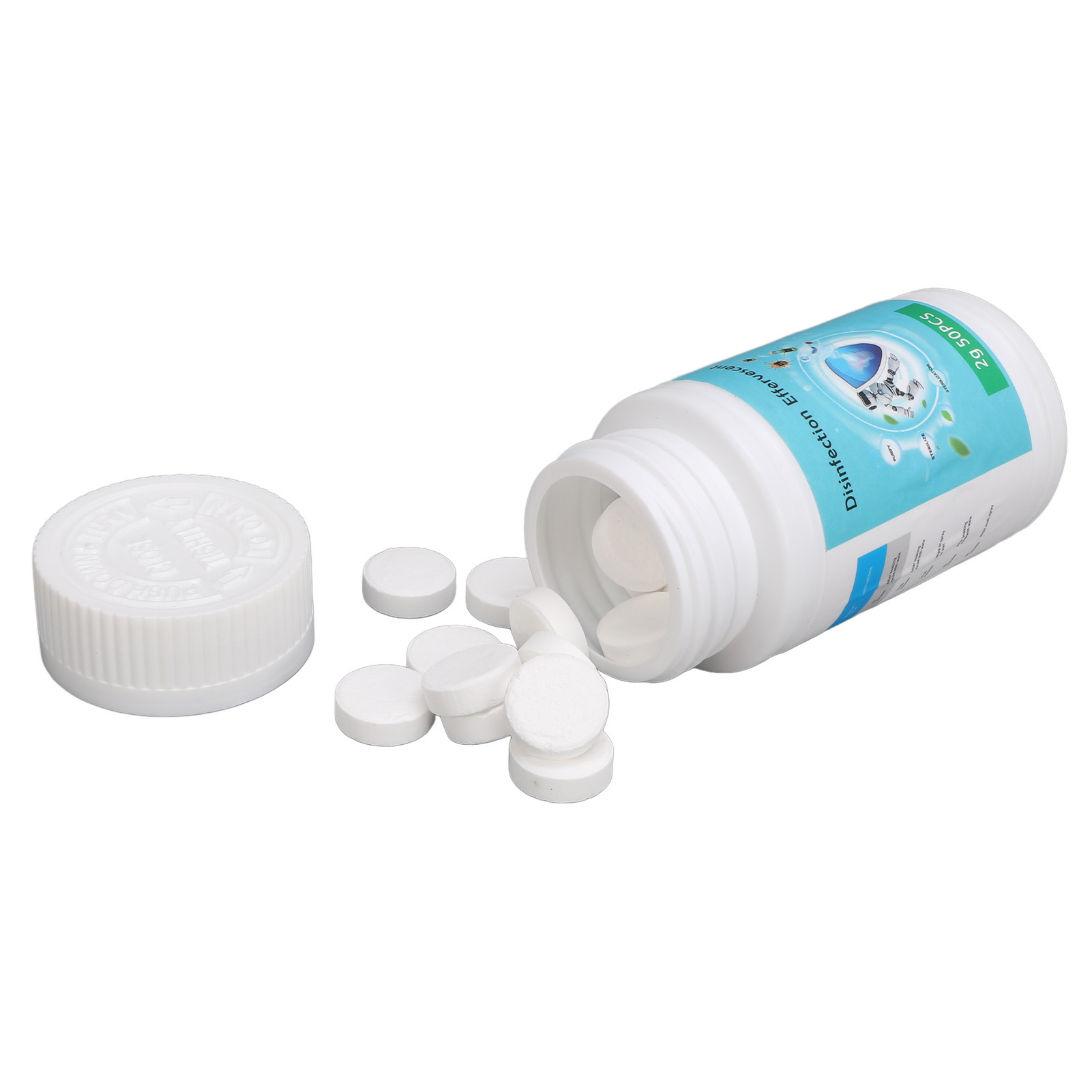 50 Stück Poolreinigungstabletten, Ultra-reinigungs-chlortabletten Für Whirlpools, Spas Und Waschbecken, 2 G