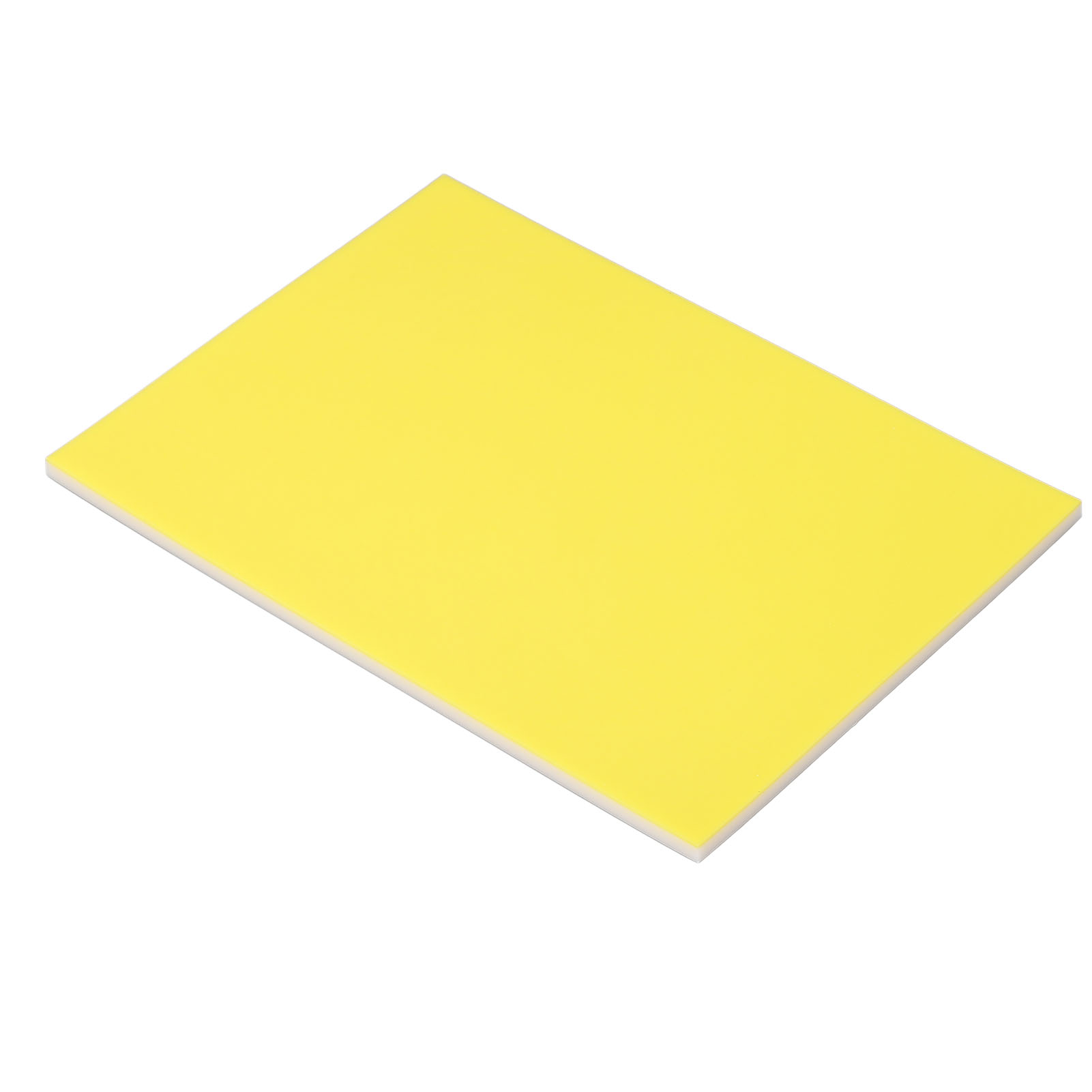 Gummistempelblock 20x15x0,5cm, Doppellagig, Zum Drucken In Gelb Und Weiß