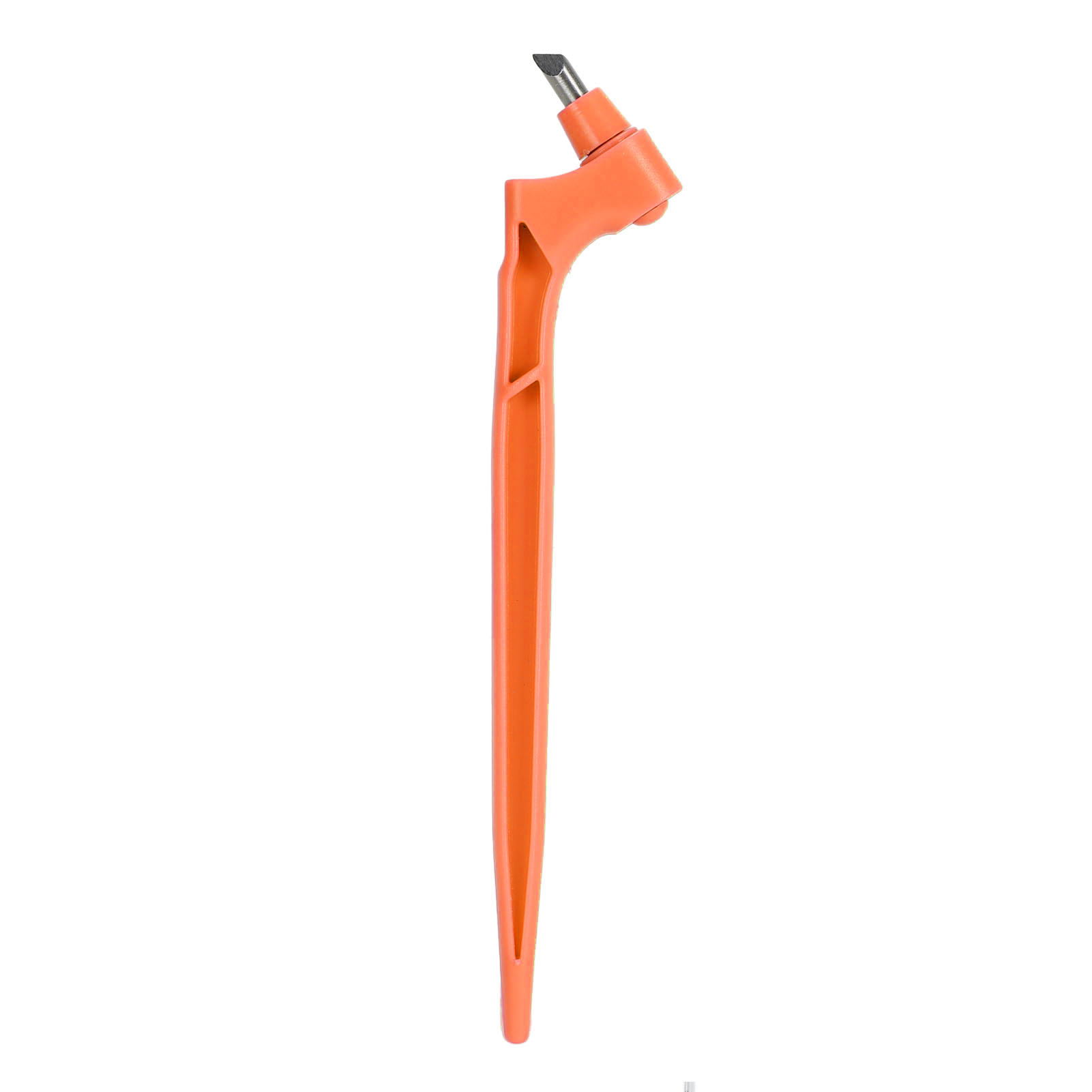 360° Drehbarer Bastel- Und Schneidestift, Handgeführt, Aus Edelstahl, Mit 30°-schneidkopf, Orange