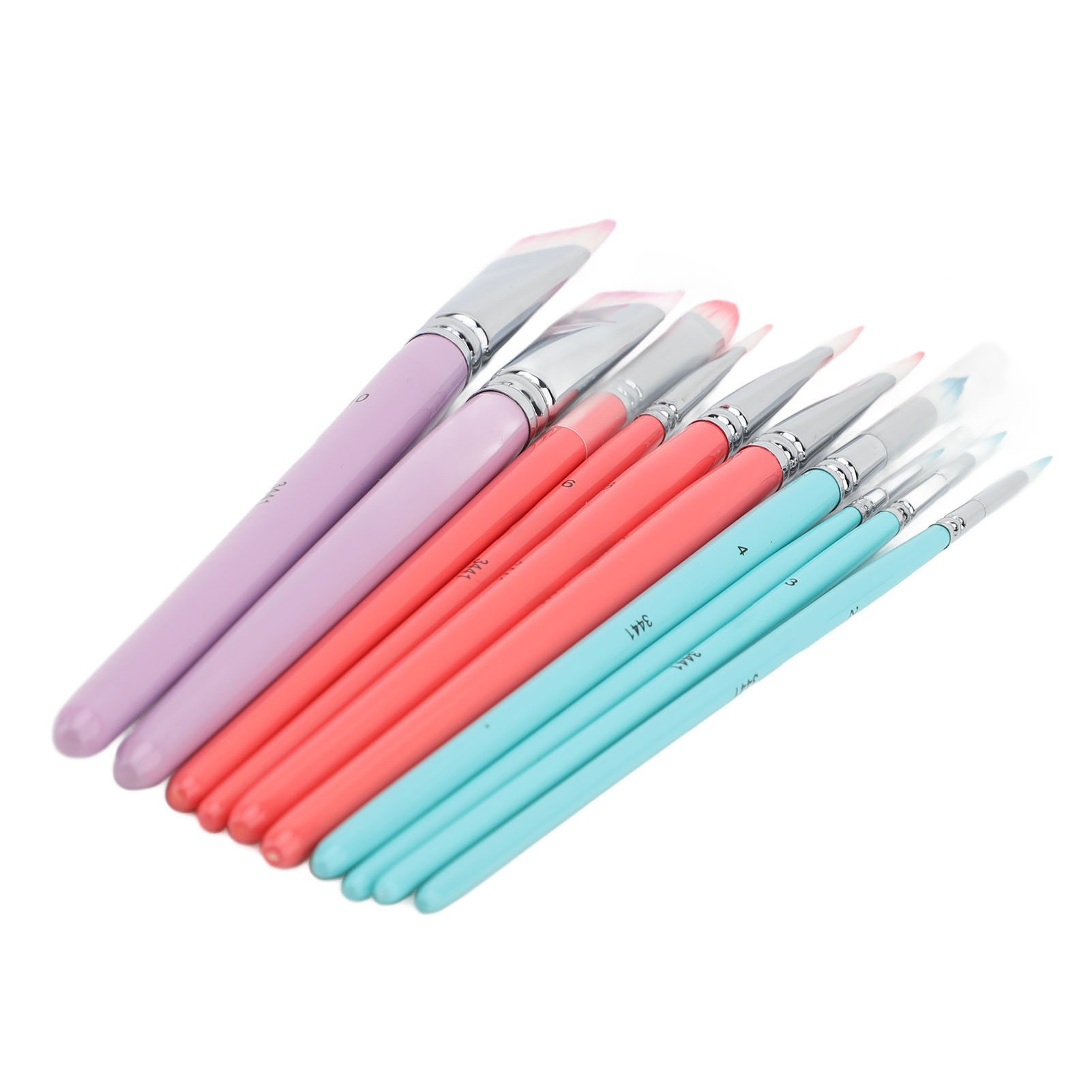 10-teiliges Pinselset Mit Nylonborsten Für Öl-, Acryl-, Aquarell- Und Körpermalerei Für Erwachsene, Kinder Und Schüler