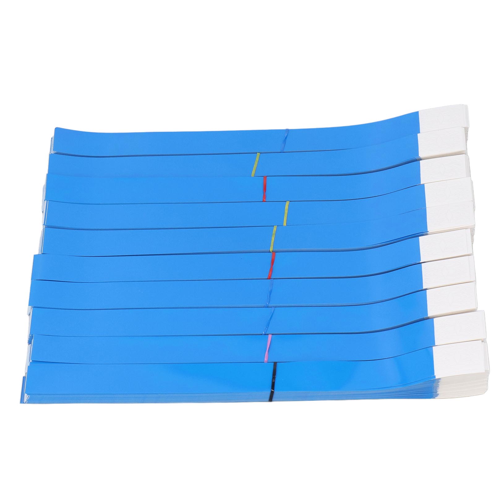 1000 Stück Einweg-armbänder, Wasserfest, Reißfest, Aus Papier, Für Veranstaltungen, Kinderspielplätze, Konzerte, Blau
